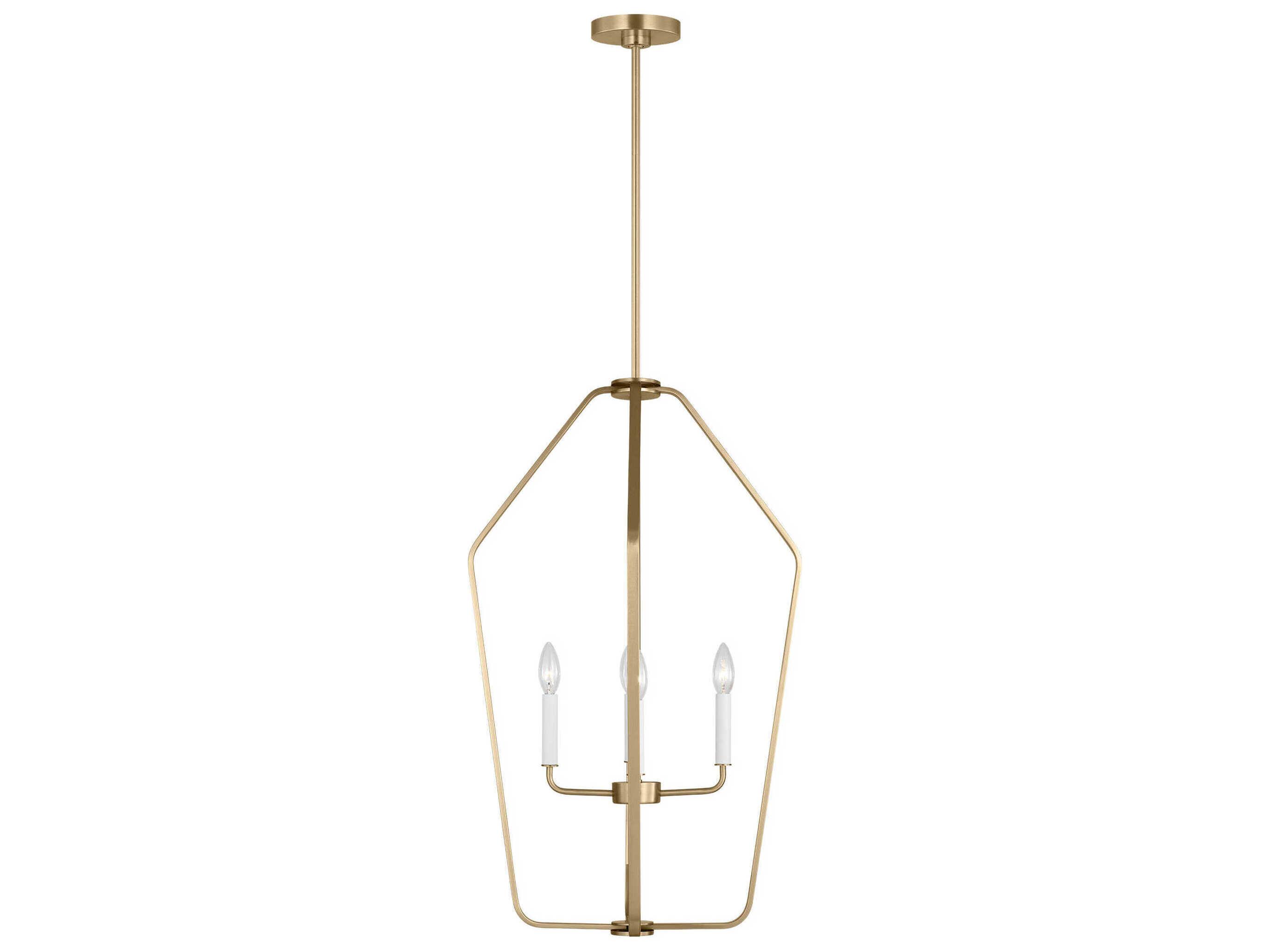 Generation Lighting Kennan 4-Light Satin Brass Chandelier