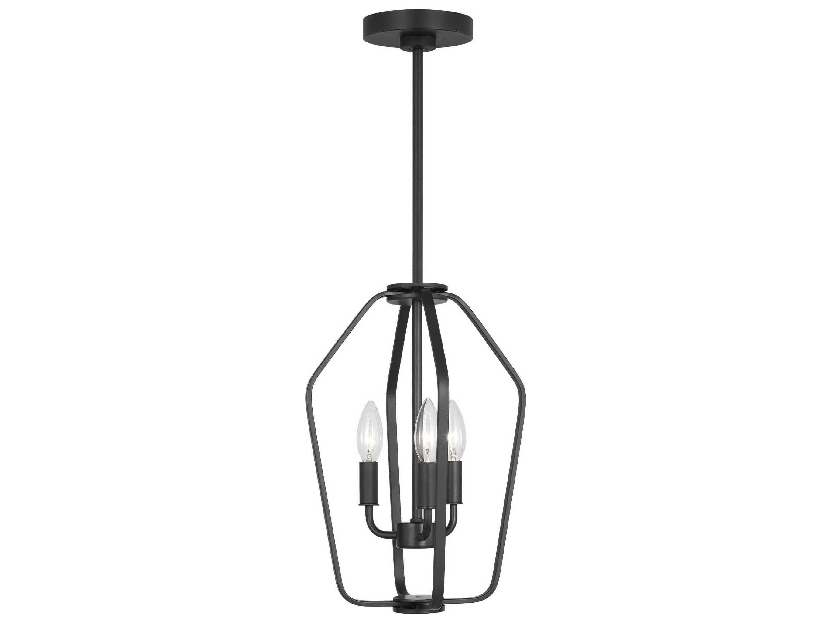 Generation Lighting Kennan 3-Light Midnight Black Chandelier