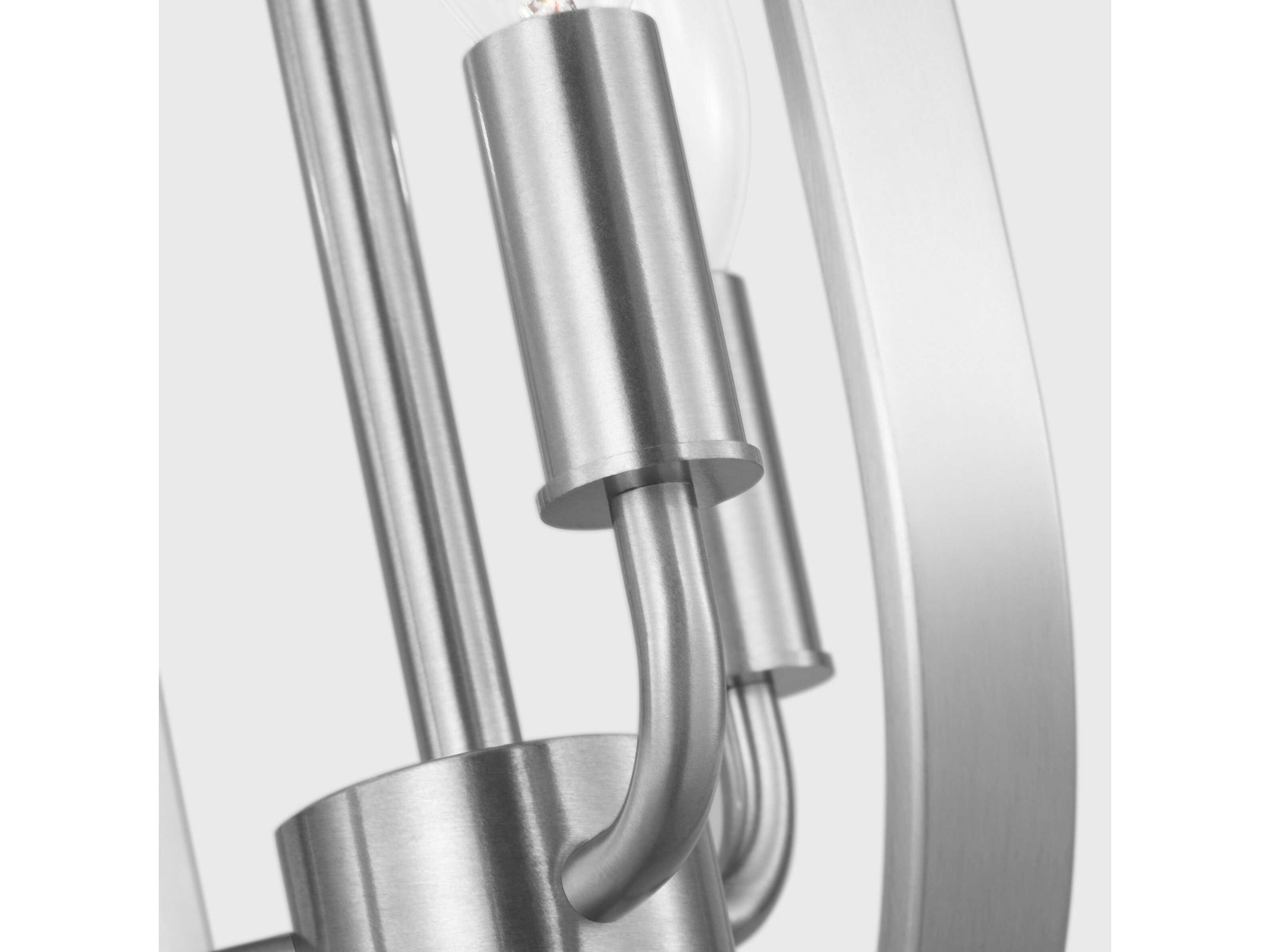 Generation Lighting Loretto 3-Light Brushed Nickel Chandelier