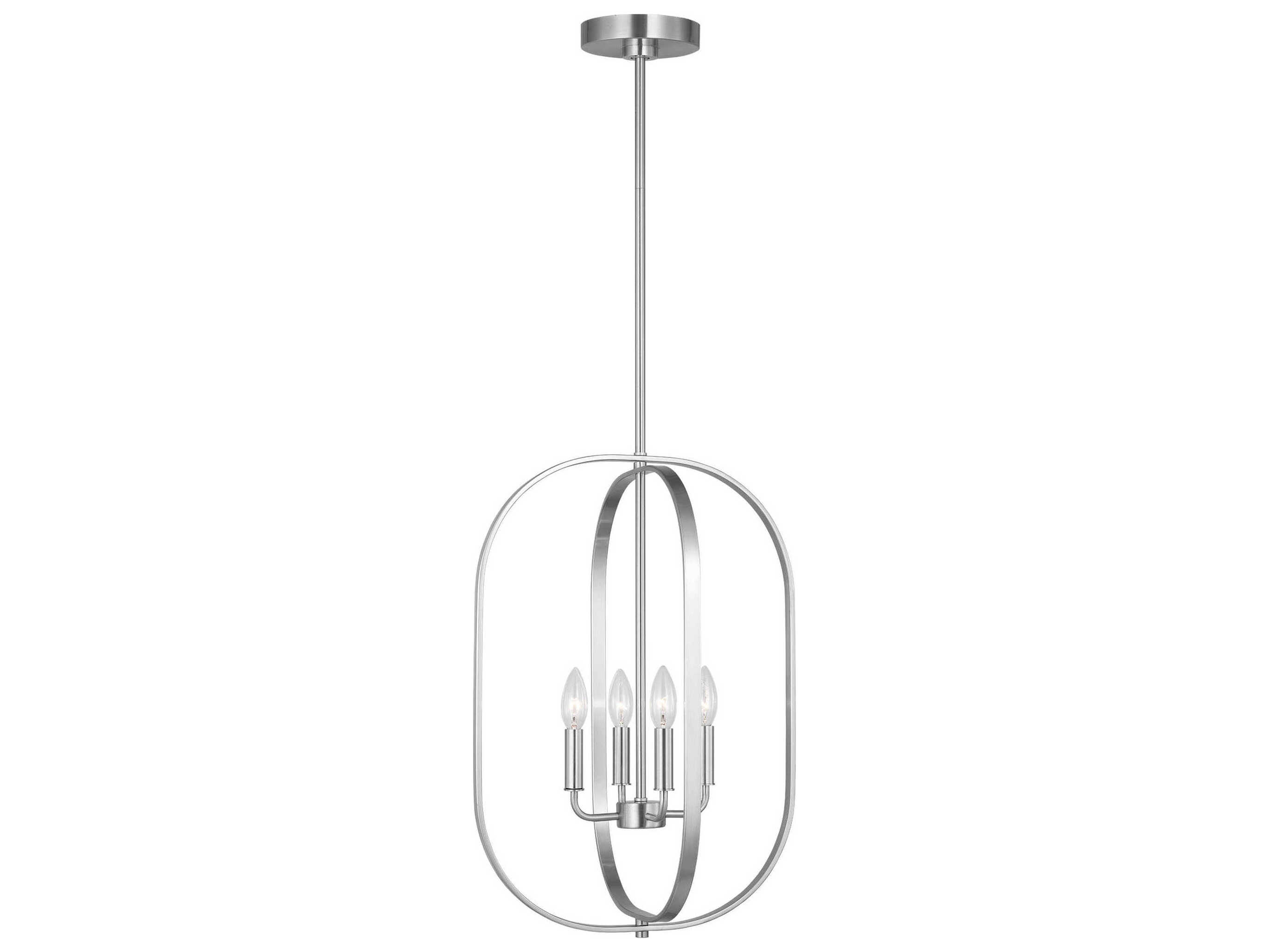 Generation Lighting Loretto 4-Light Brushed Nickel Chandelier