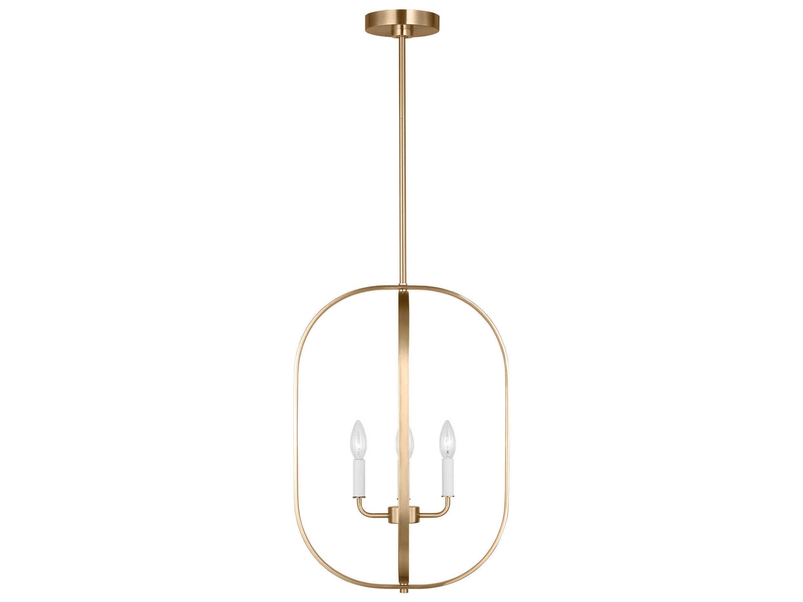 Generation Lighting Loretto 4-Light Satin Brass Chandelier