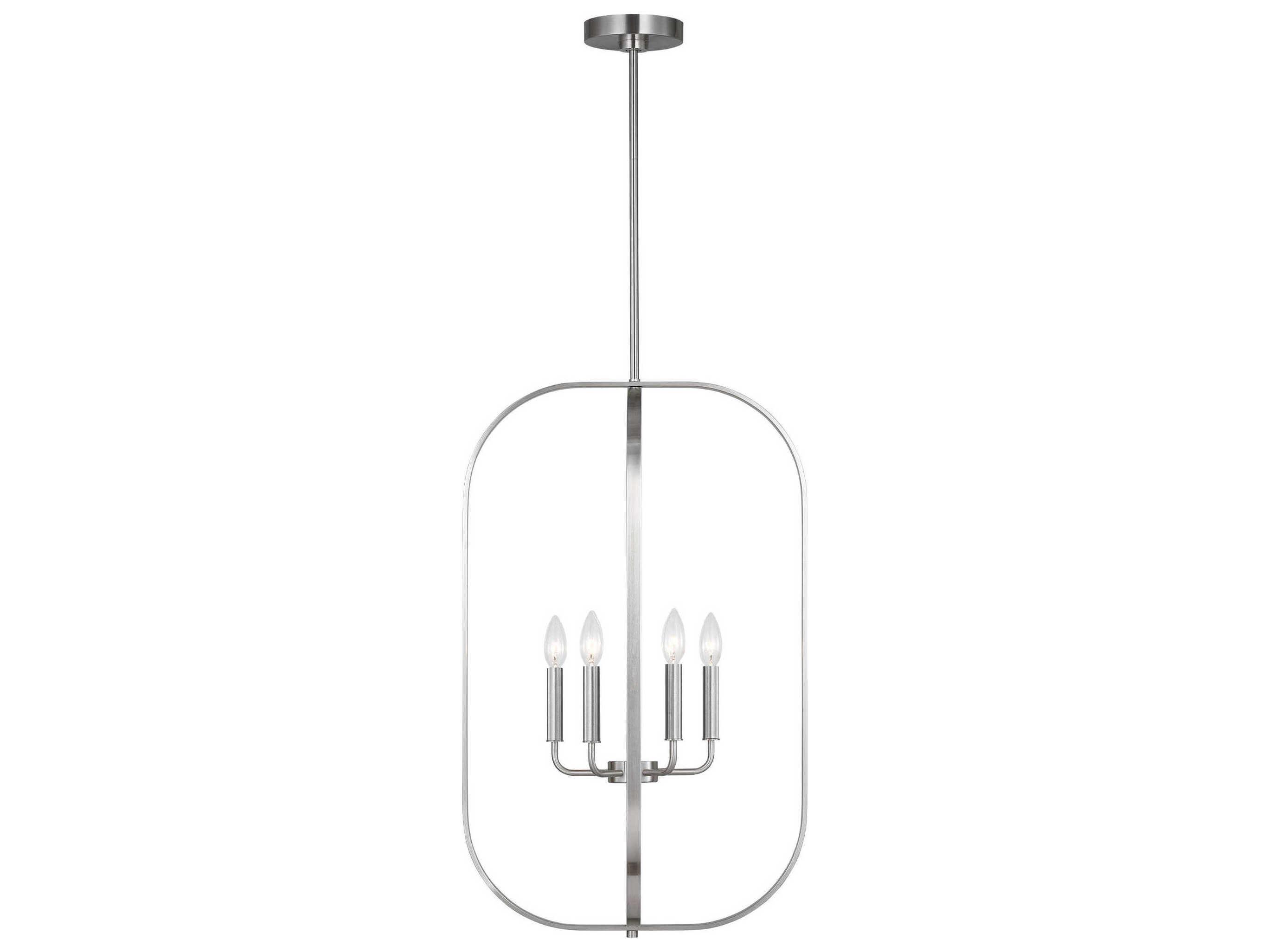 Generation Lighting Loretto 6-Light Brushed Nickel Chandelier