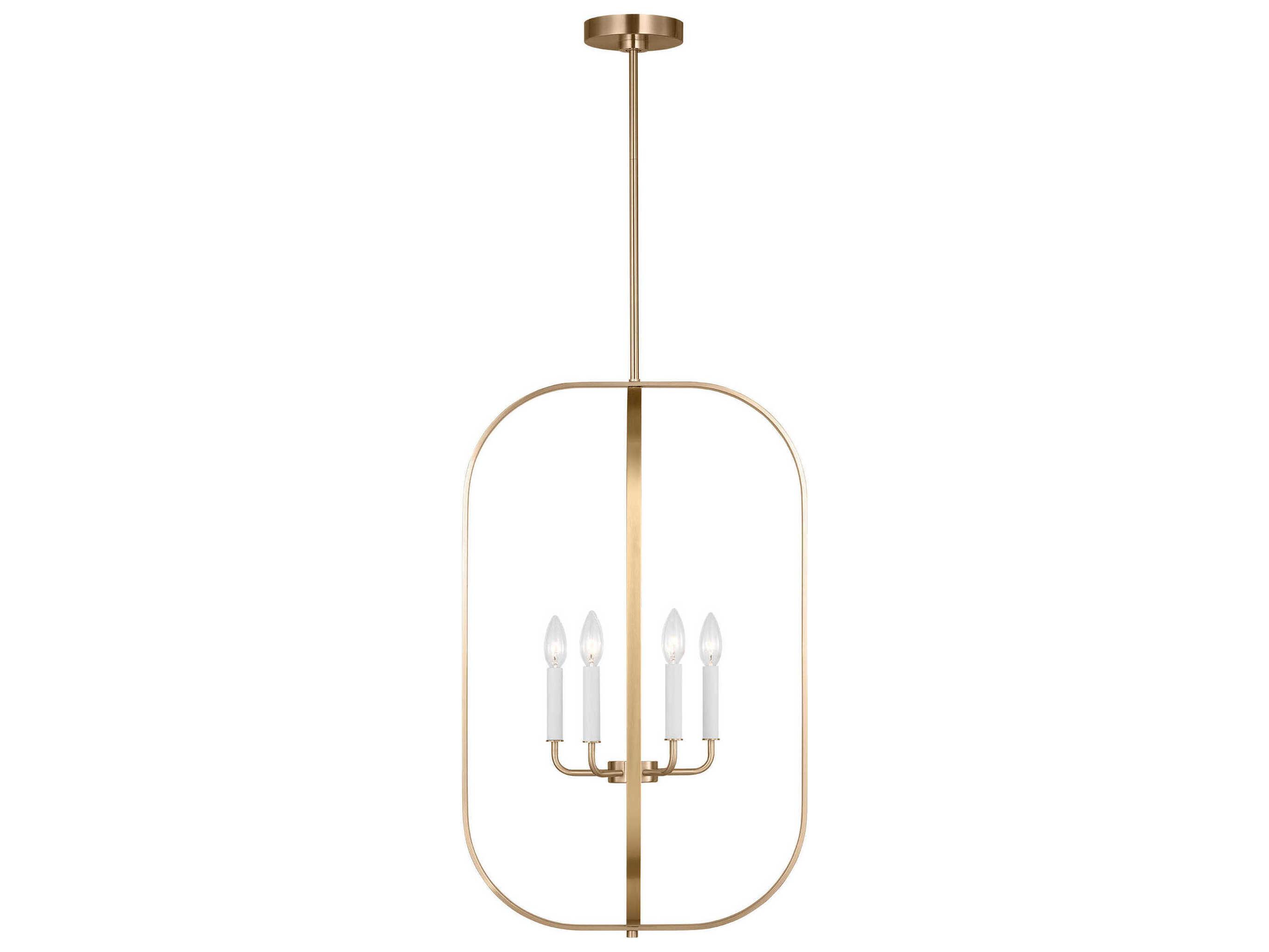 Generation Lighting Loretto 6-Light Satin Brass Chandelier
