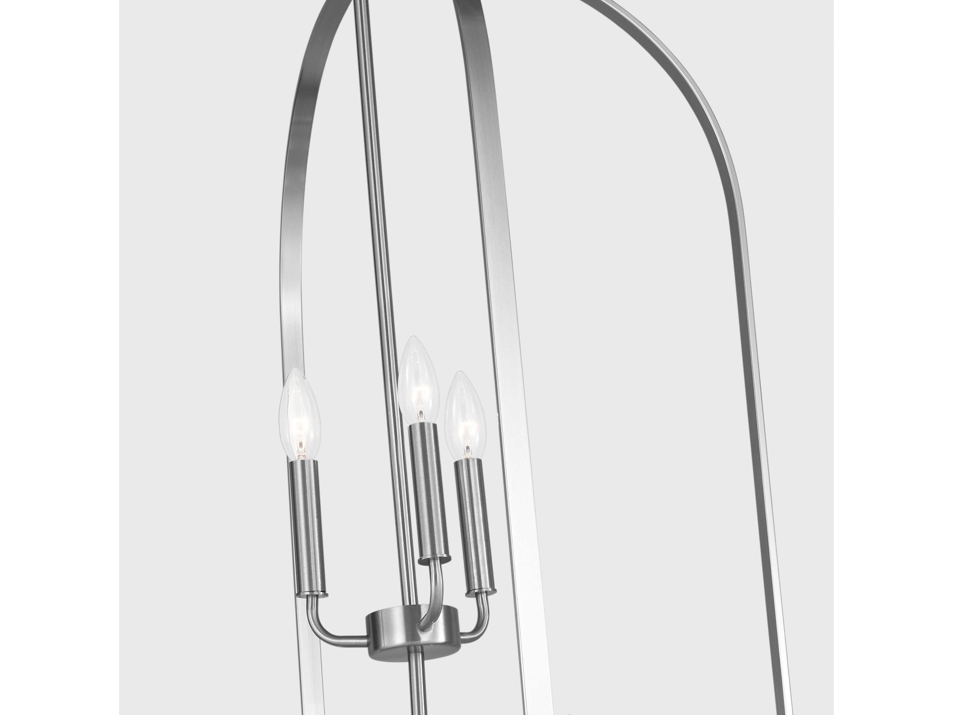 Generation Lighting Loretto 9-Light Brushed Nickel Chandelier