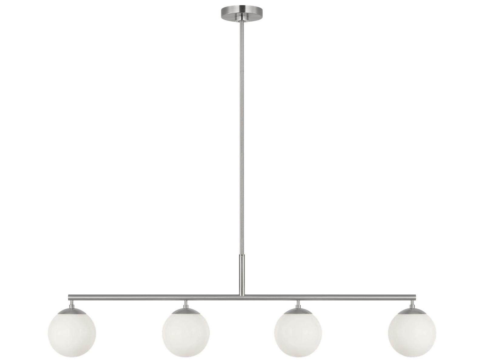 Generation Lighting Nube 4-Light Brushed Nickel Globe Island Pendant