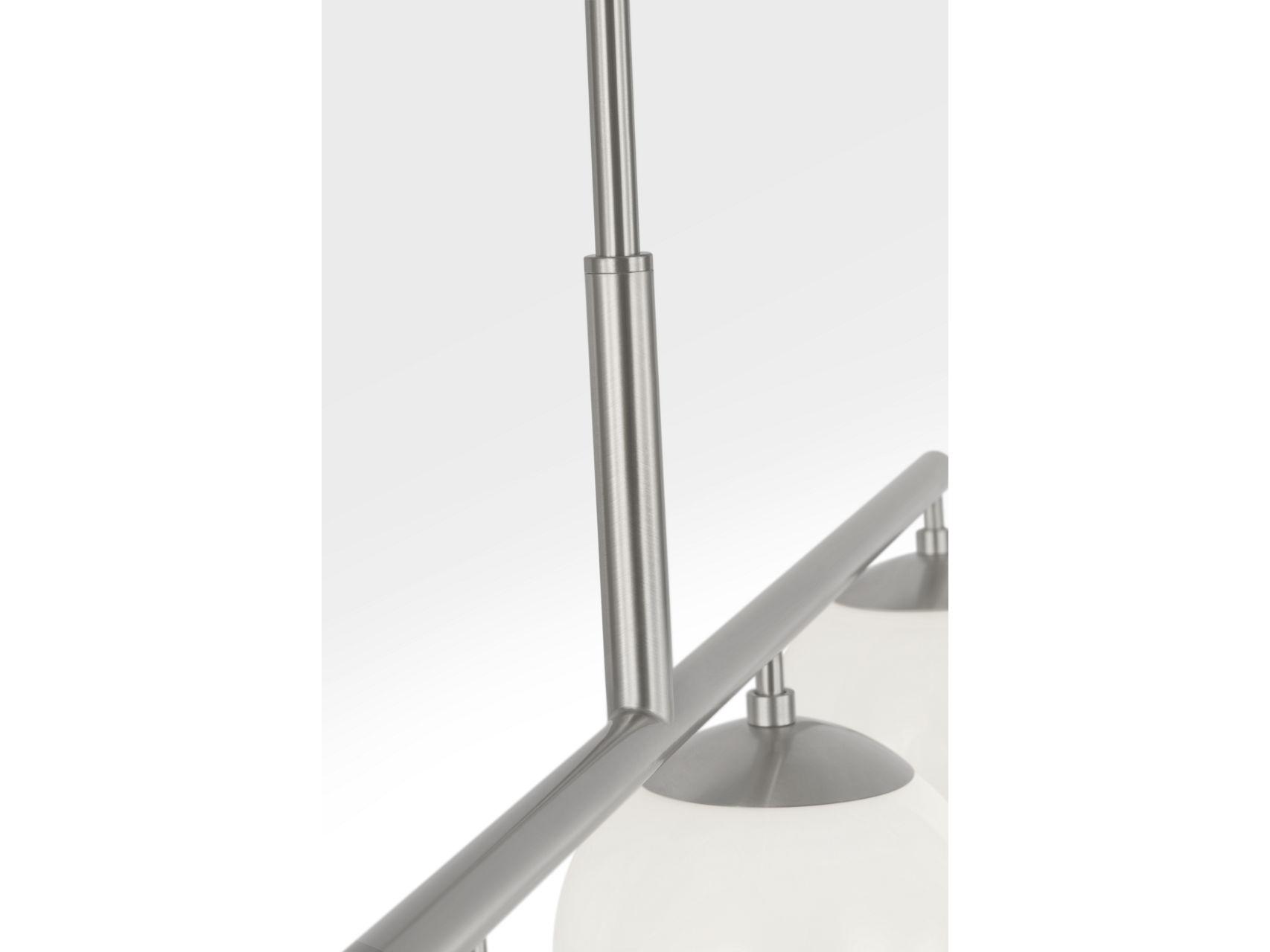 Generation Lighting Nube 4-Light Brushed Nickel Globe Island Pendant