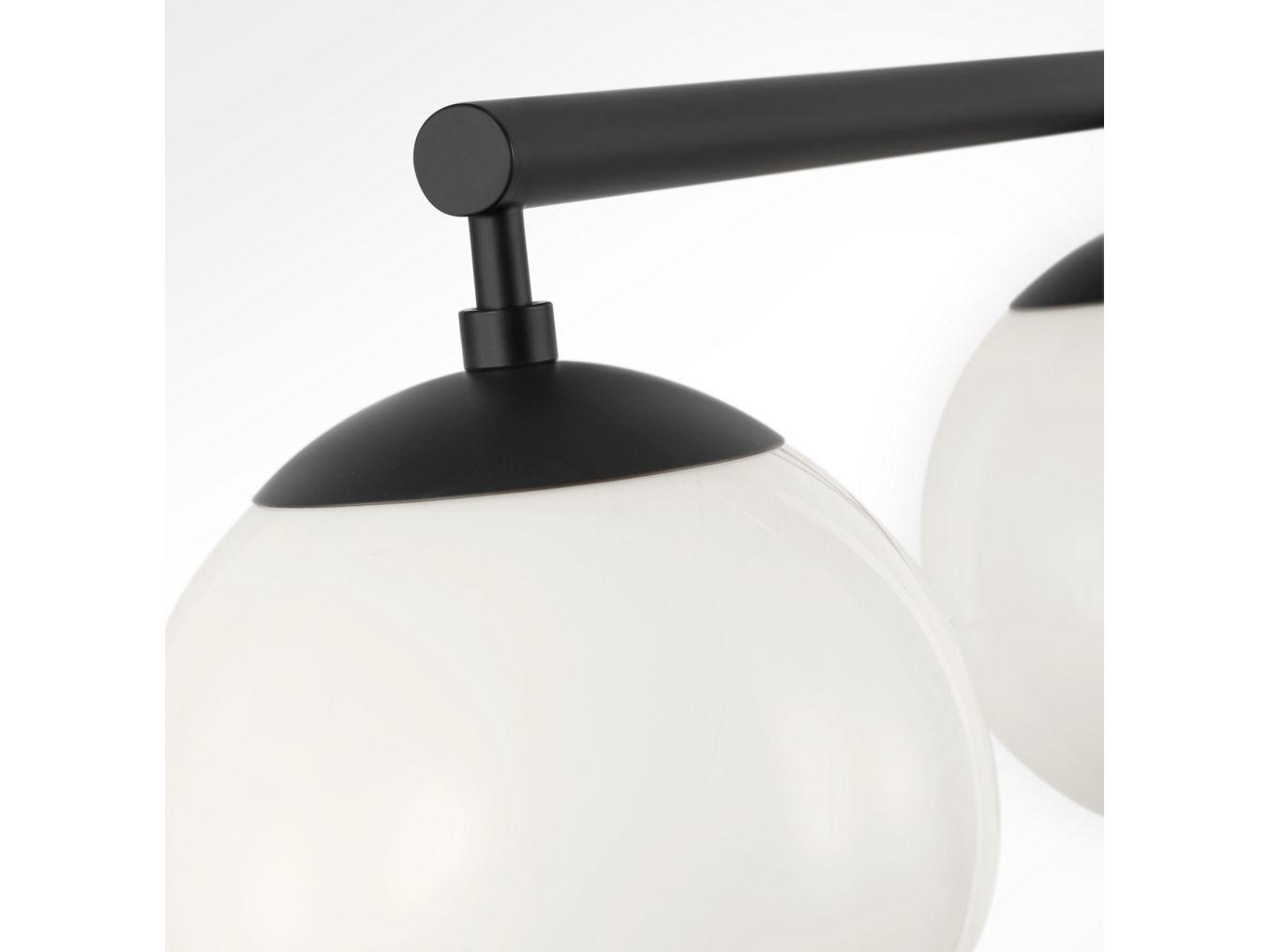 Generation Lighting Nube 4-Light Midnight Black Globe Island Pendant