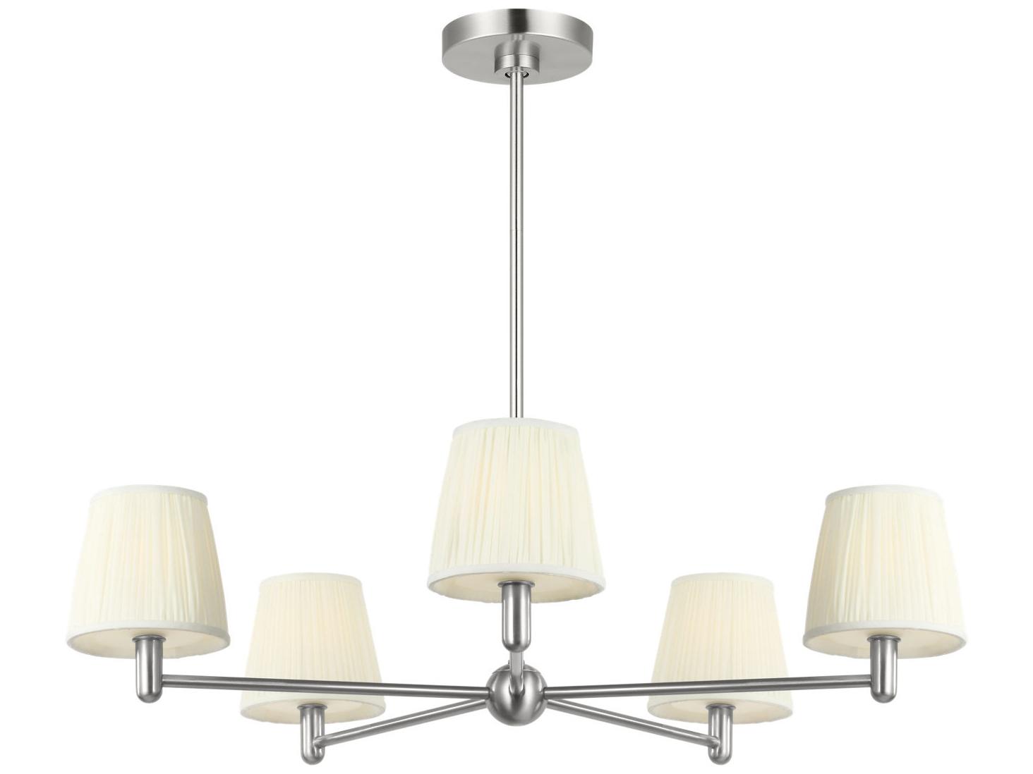 Generation Lighting Vilera 5-Light Brushed Nickel Chandelier