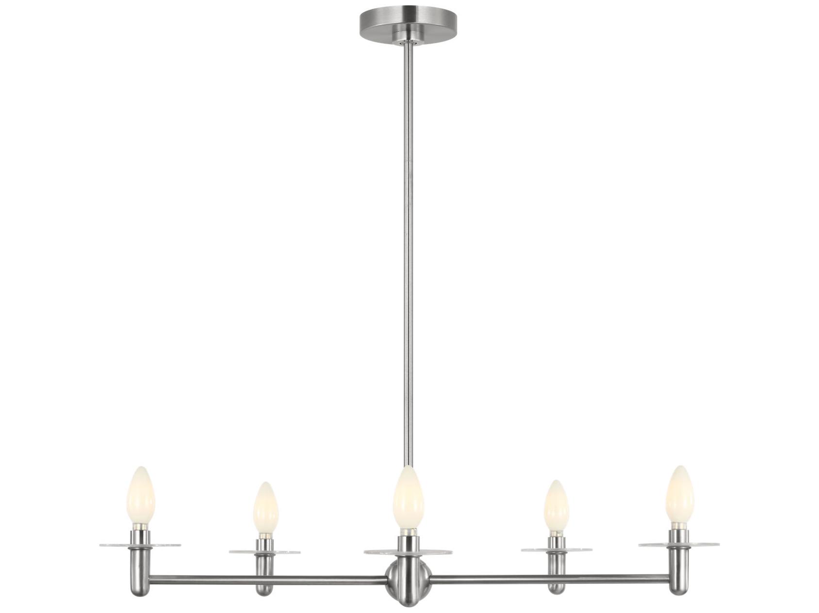 Generation Lighting Vilera 5-Light Brushed Nickel Chandelier