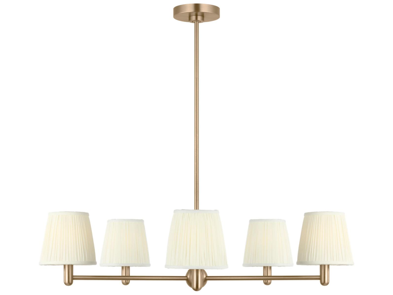 Generation Lighting Vilera 5-Light Satin Brass Chandelier