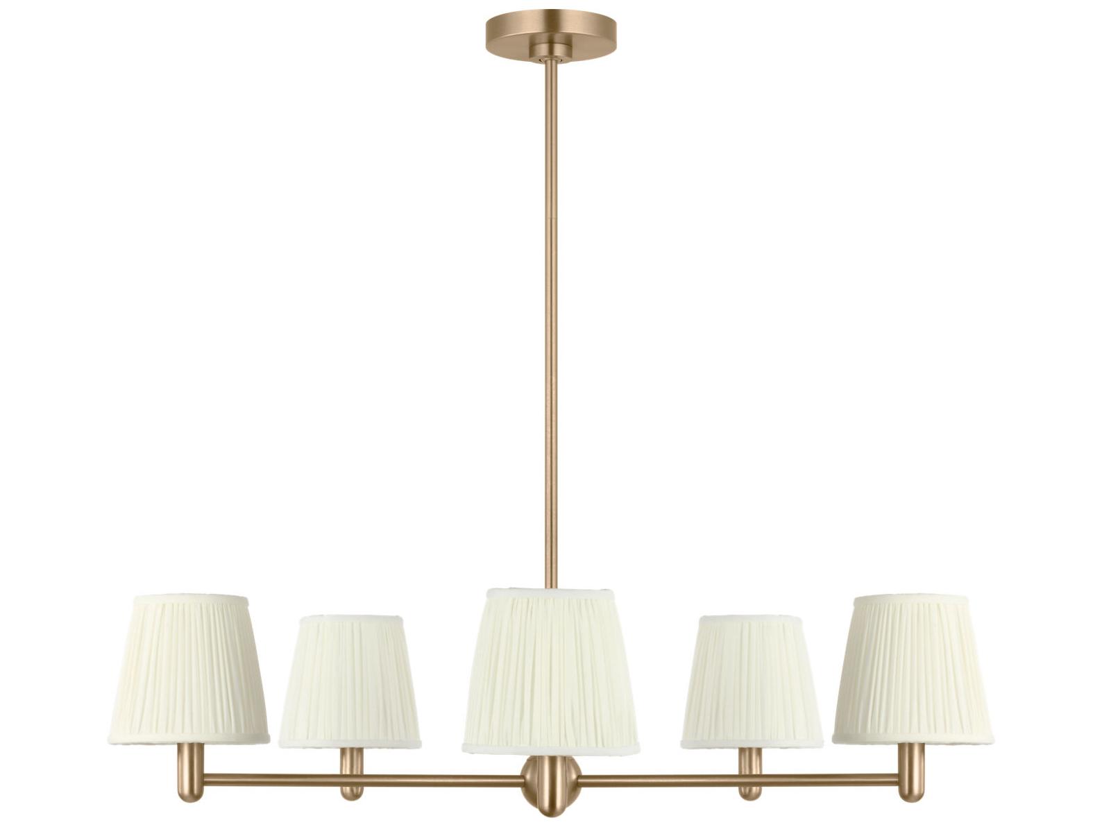 Generation Lighting Vilera 5-Light Satin Brass Chandelier