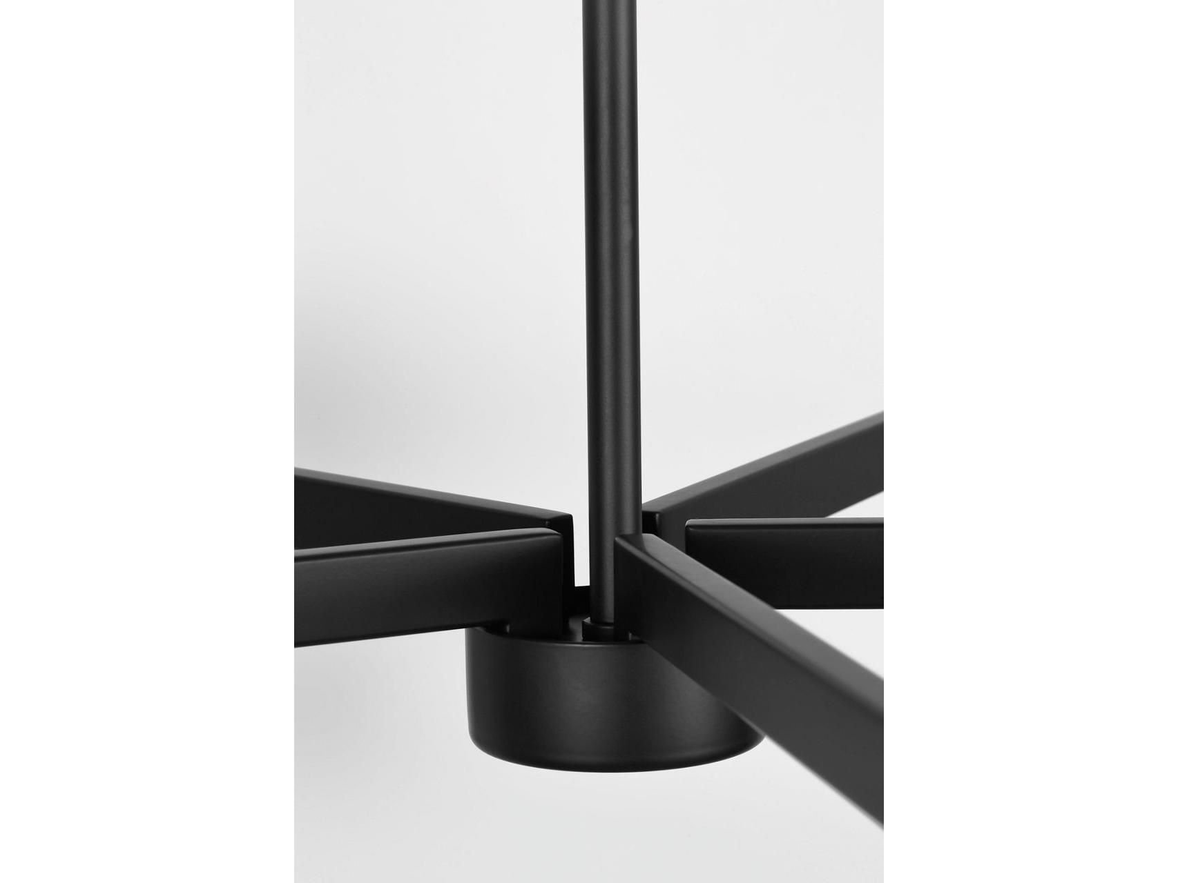 Generation Lighting Zentro 8-Light Midnight Black Cylinder Chandelier