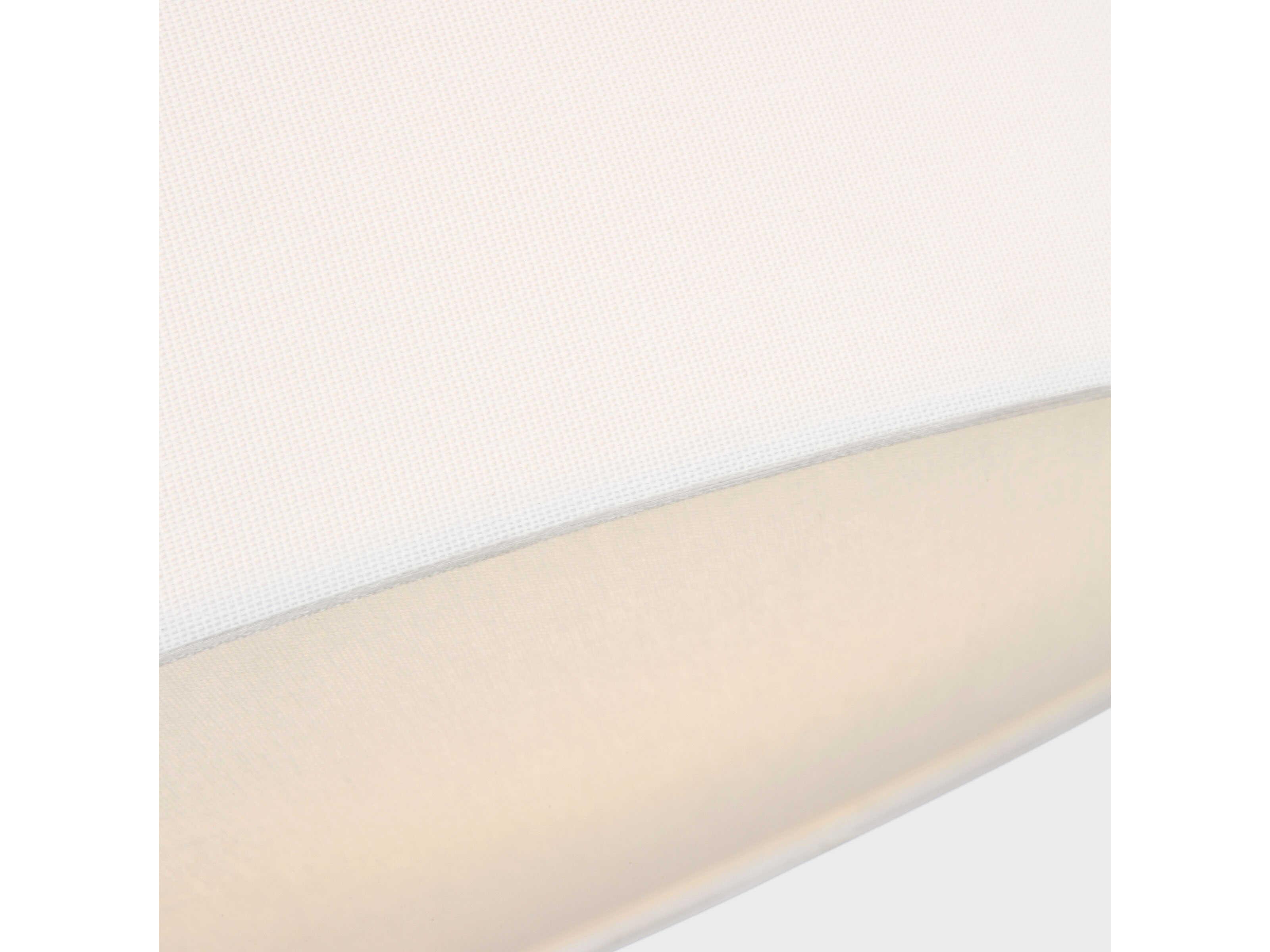 Generation Lighting Larson 3-Light Matte White Round Flush Mount