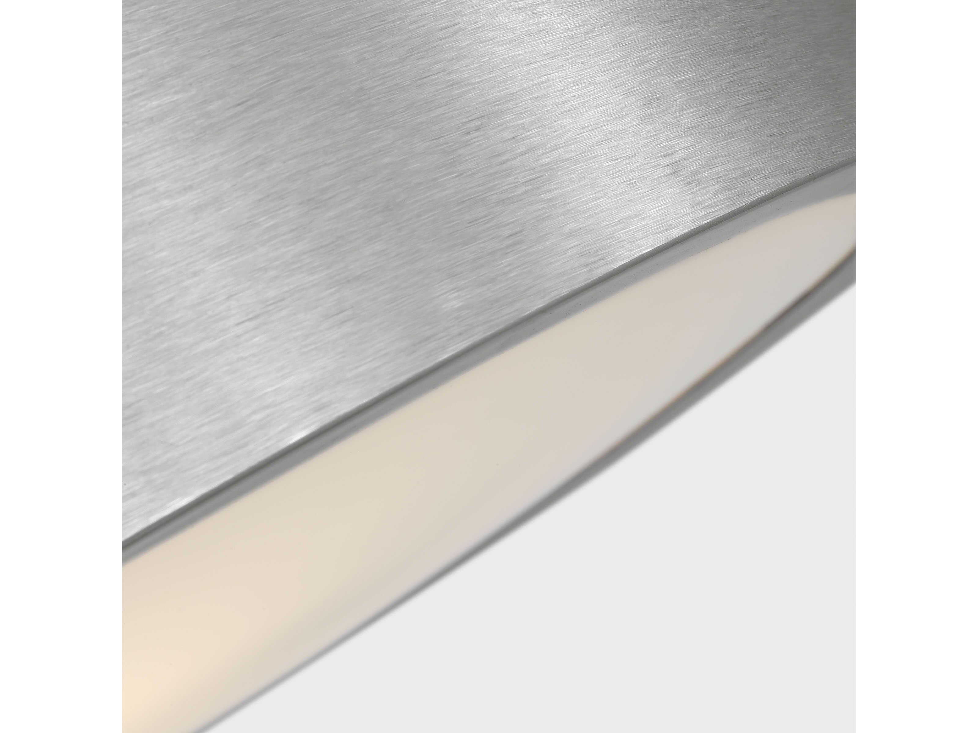 Generation Lighting Albee 2-Light Brushed Nickel Round Flush Mount