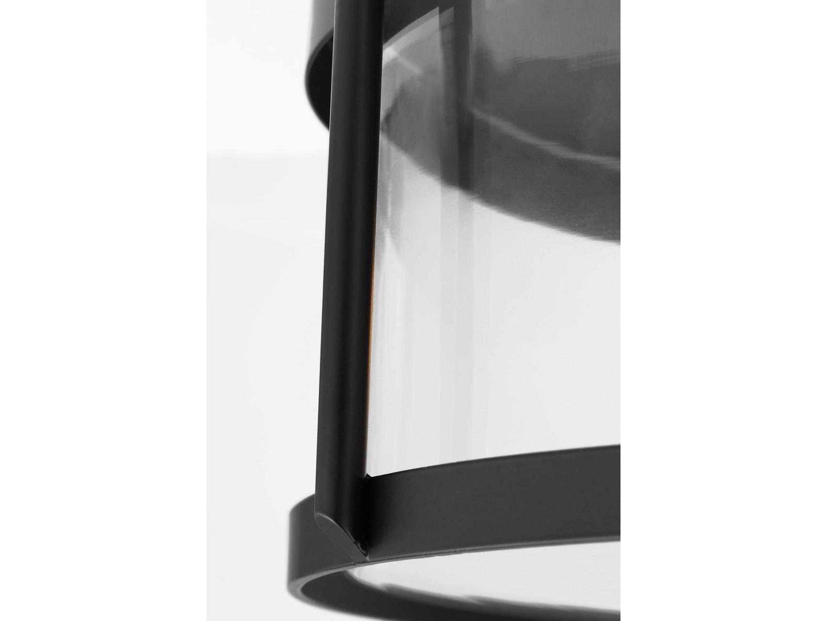 Generation Lighting Lumra 2-Light Midnight Black Round Flush Mount