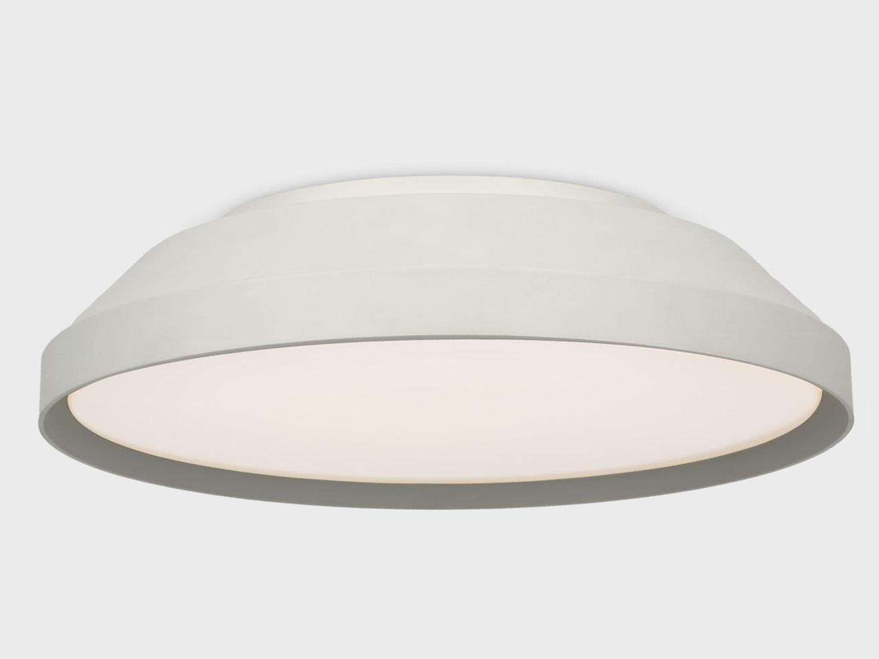 Generation Lighting Nevado Matte White Round Flush Mount