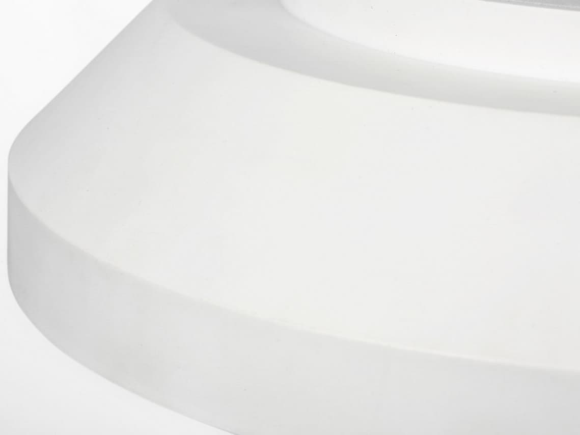 Generation Lighting Nevado Matte White Round Flush Mount
