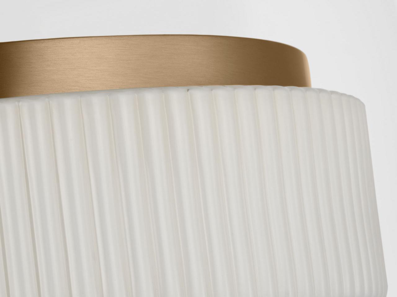 Generation Lighting Axira 2-Light Satin Brass Round Flush Mount