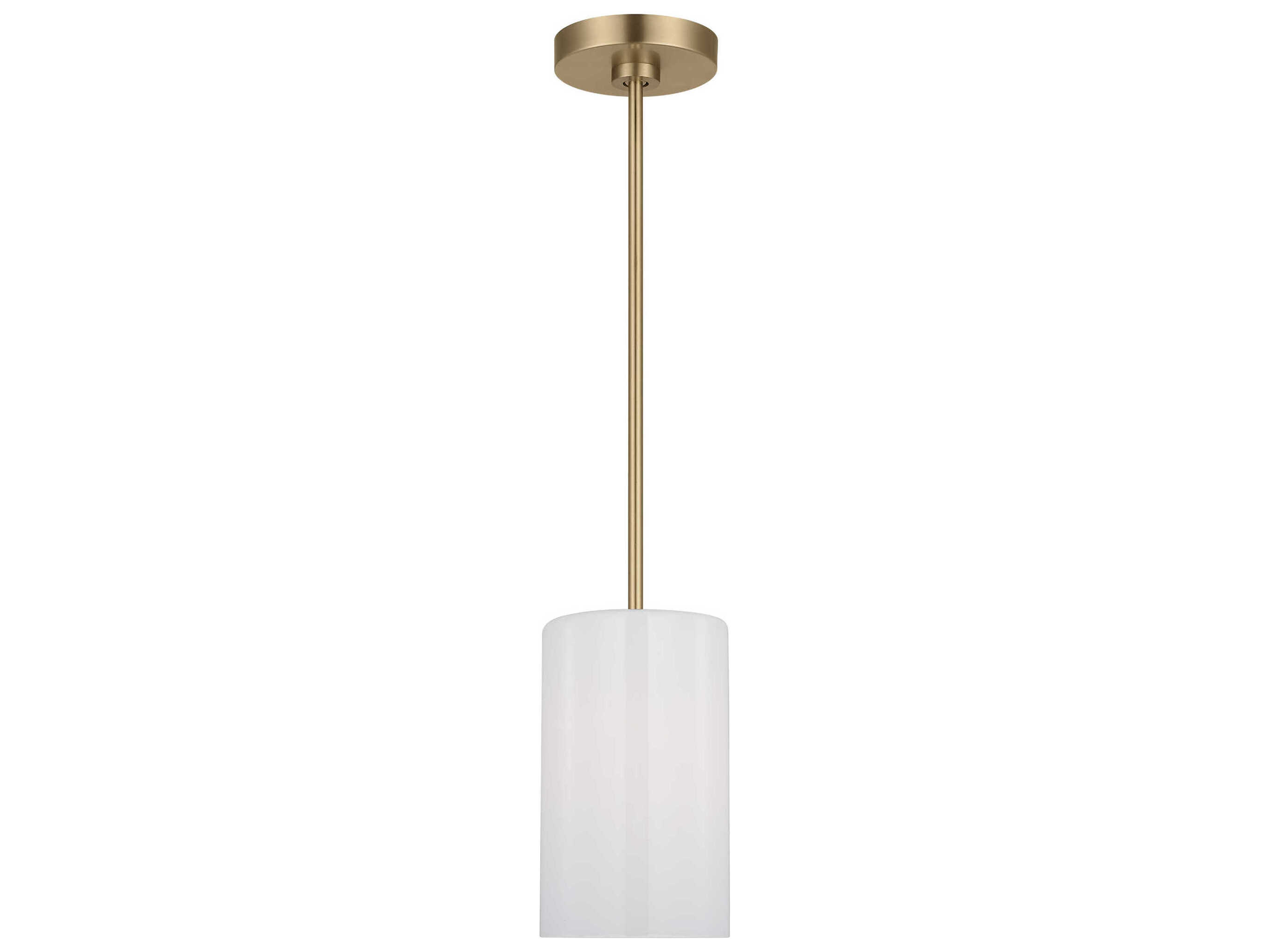 Generation Lighting Rhett 1-Light Satin Bronze Cylinder Mini Pendant