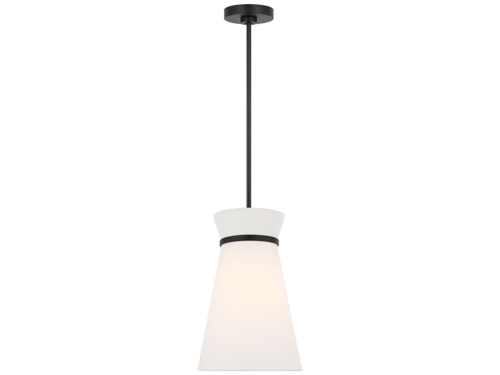 Generation Lighting Fynn 1-Light Midnight Black Mini Pendant