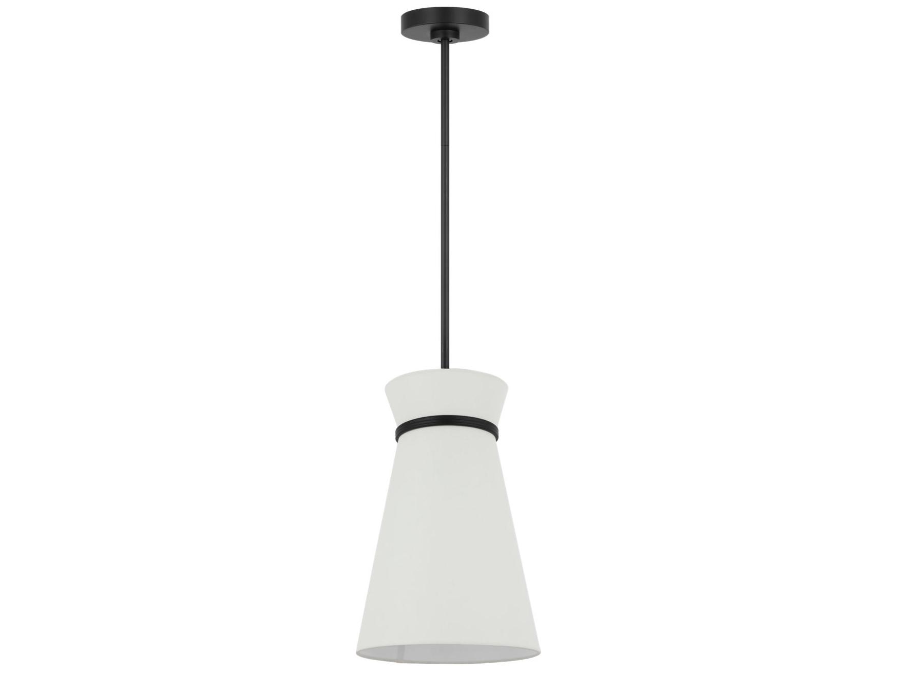 Generation Lighting Fynn 1-Light Midnight Black Mini Pendant