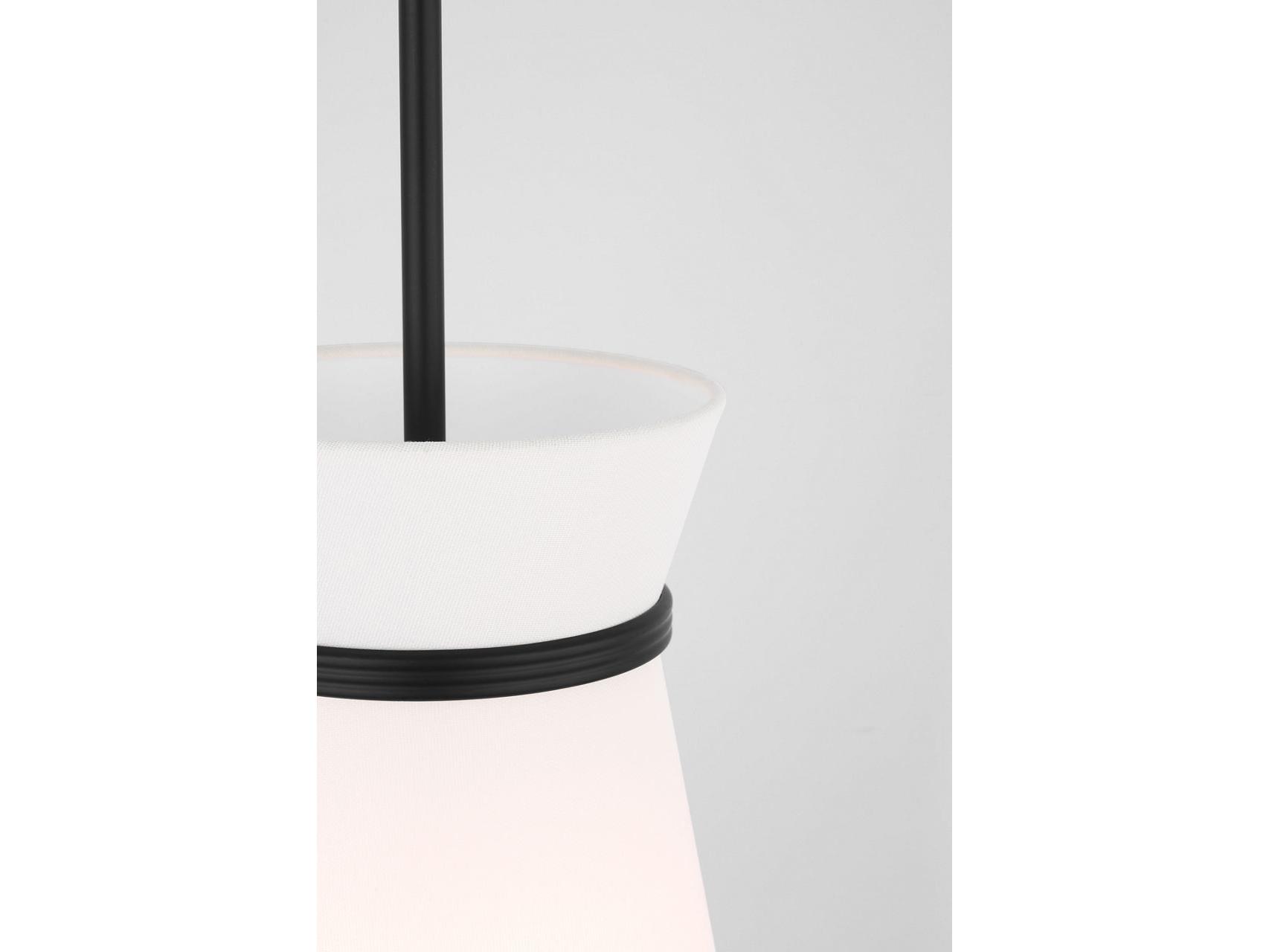Generation Lighting Fynn 1-Light Midnight Black Mini Pendant