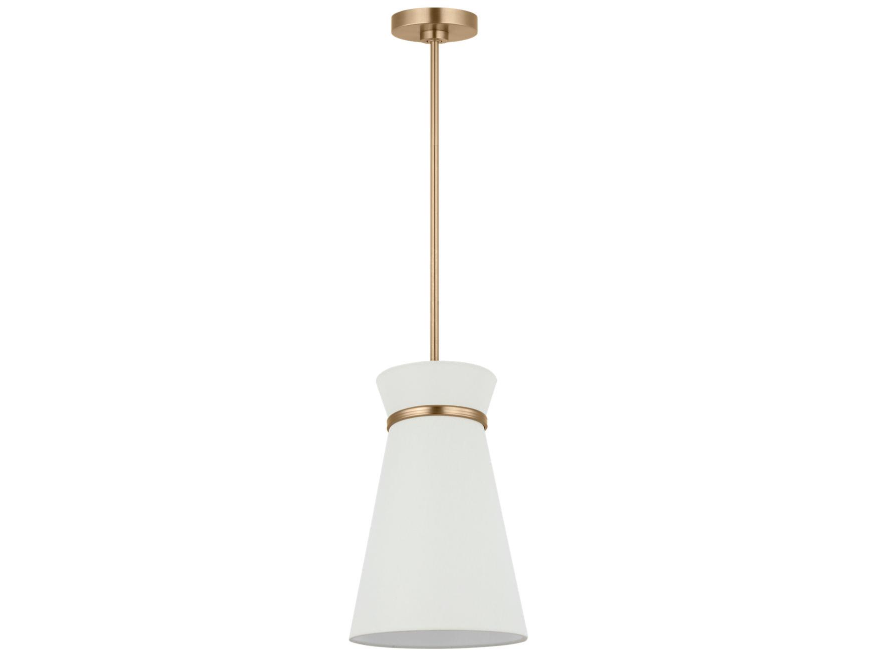 Generation Lighting Fynn 1-Light Satin Brass Mini Pendant