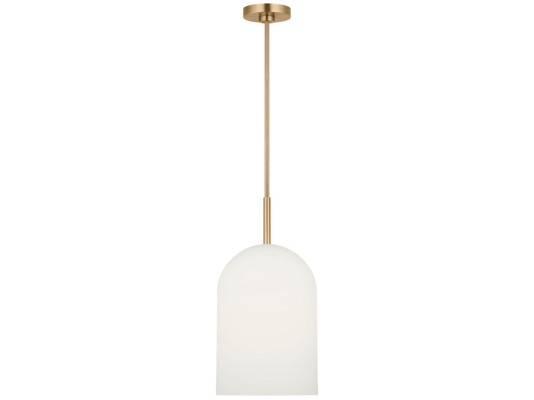 Generation Lighting Neblina 1-Light Satin Brass Mini Pendant