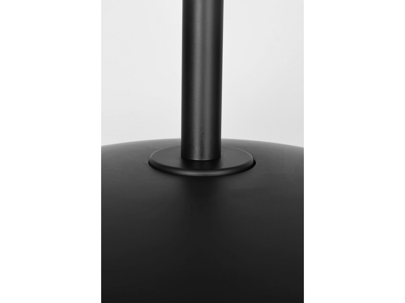 Generation Lighting Mont 1-Light Midnight Black Dome Pendant