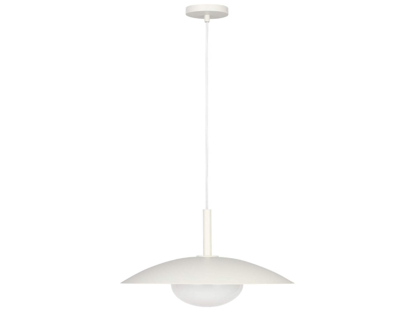Generation Lighting Mont 1-Light Matte White Dome Pendant