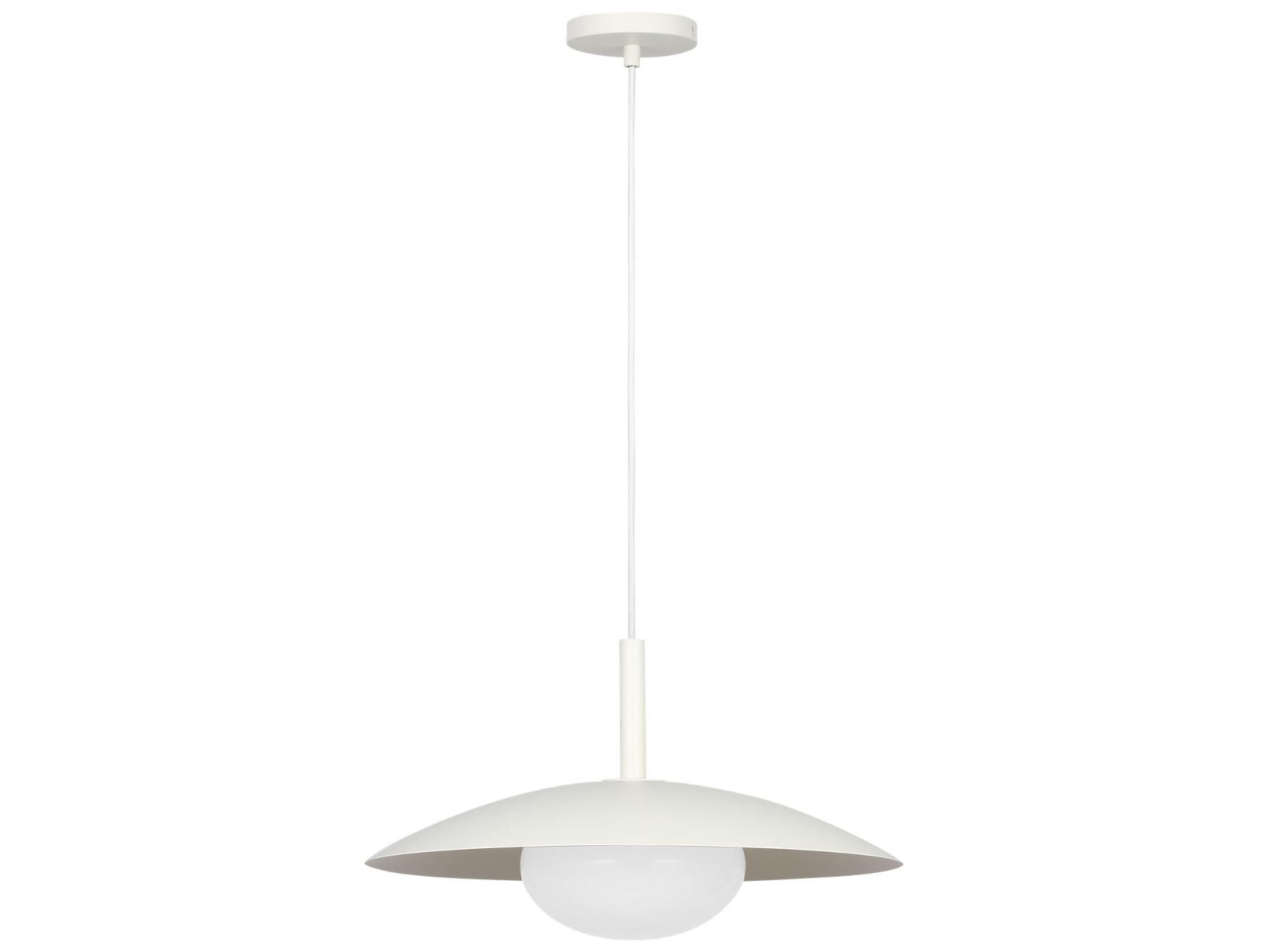 Generation Lighting Mont 1-Light Matte White Dome Pendant