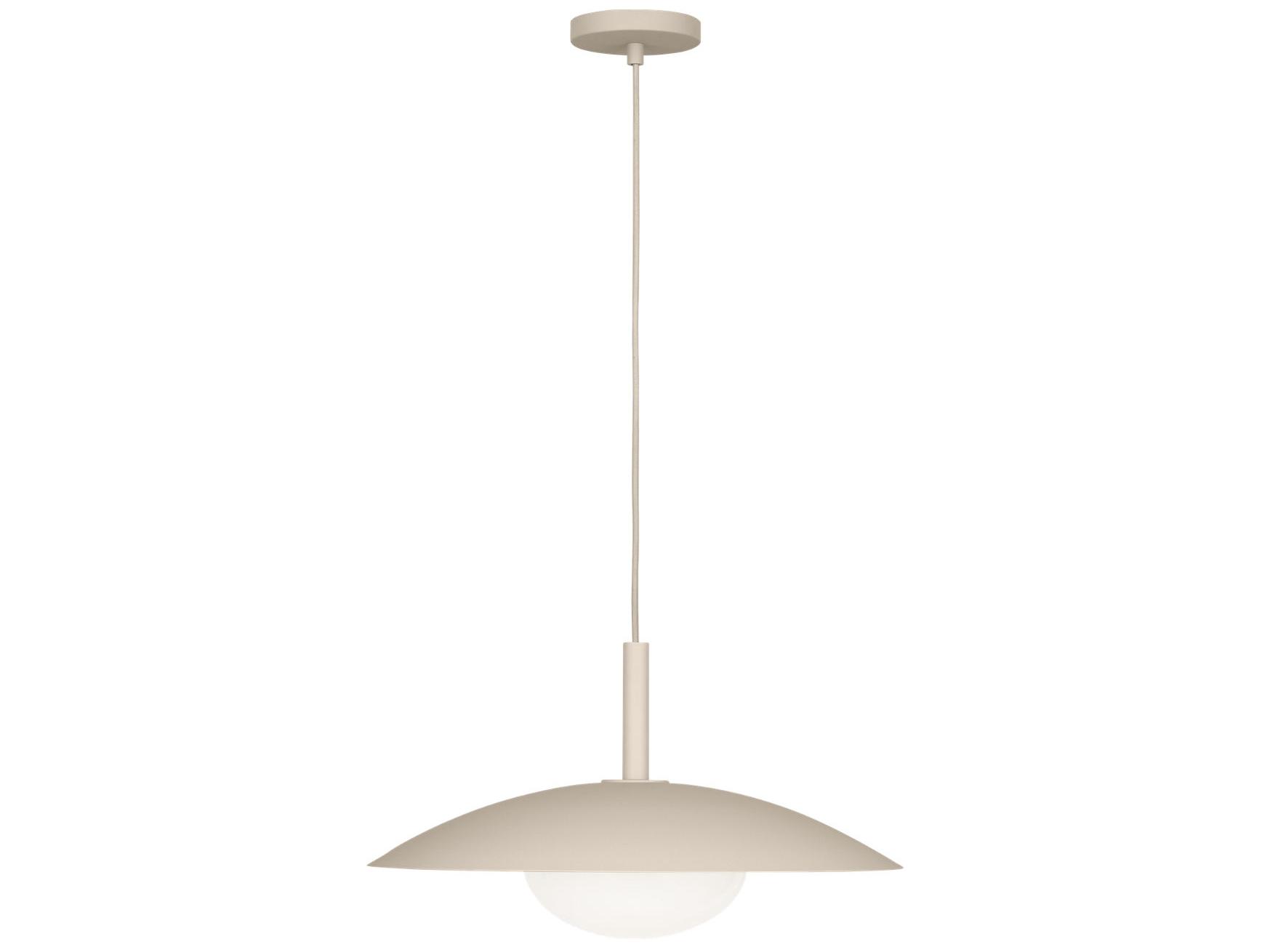 Generation Lighting Mont 1-Light Sand Dune Off White Dome Pendant