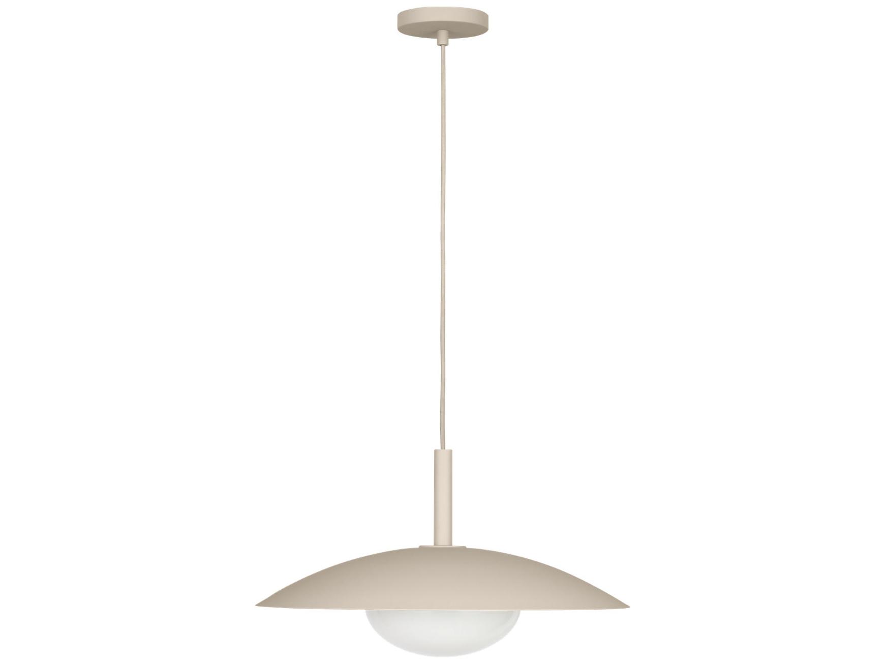 Generation Lighting Mont 1-Light Sand Dune Off White Dome Pendant