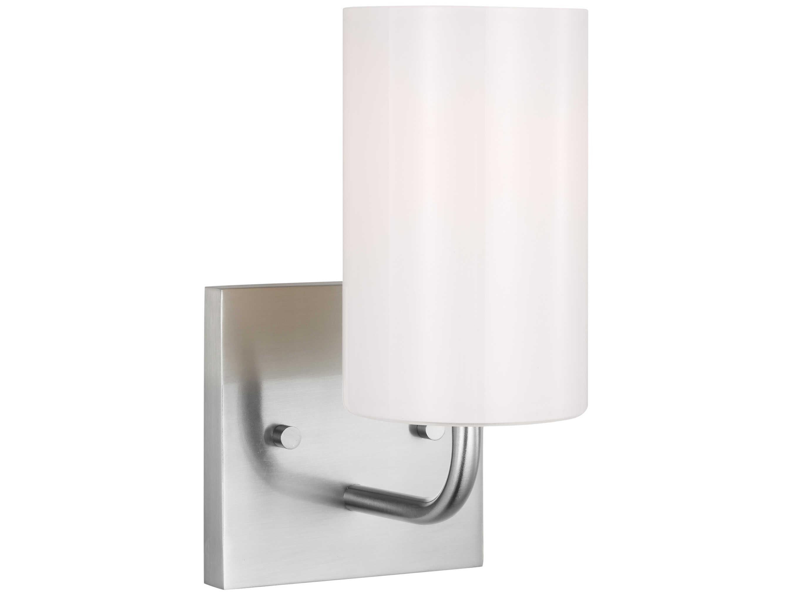 Generation Lighting Rhett 1-Light Brushed Steel Wall Sconce