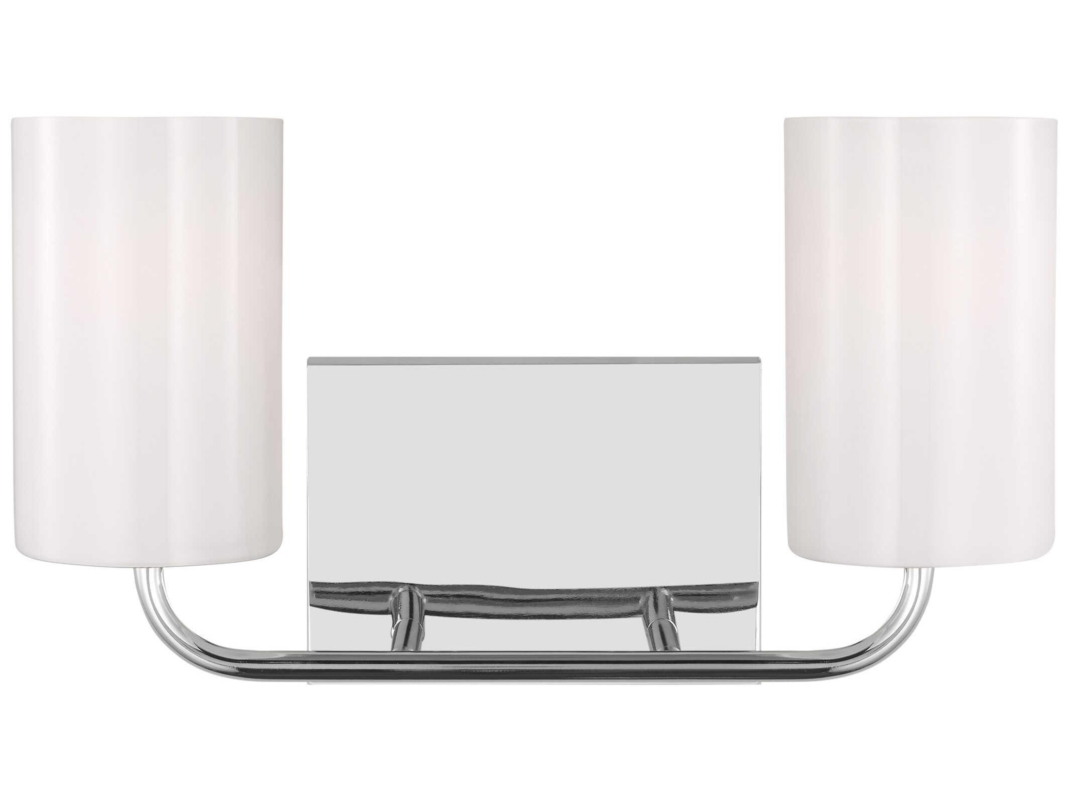 Generation Lighting Rhett 2-Light Chrome Vanity Light