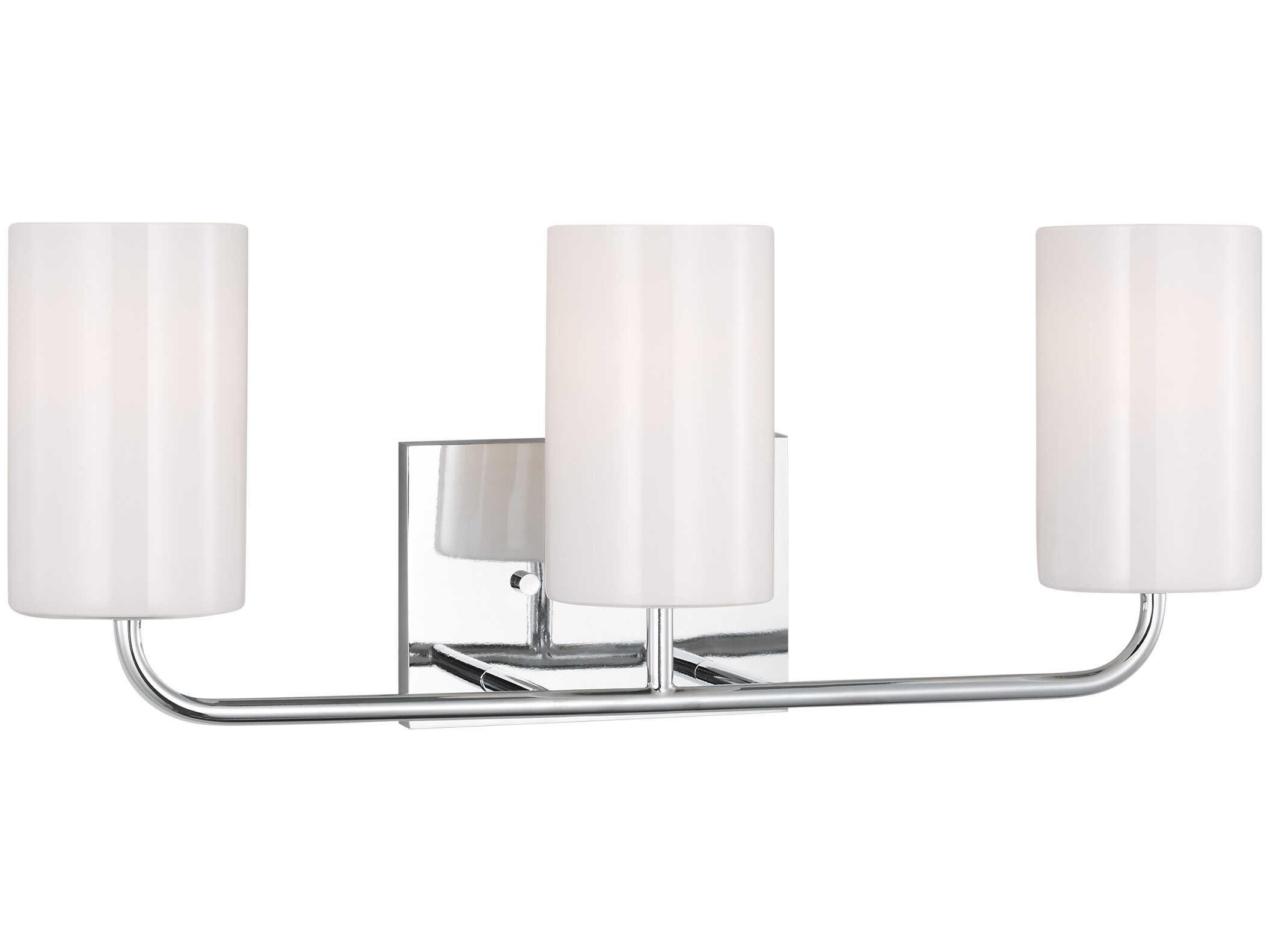Generation Lighting Rhett 3-Light Chrome Vanity Light