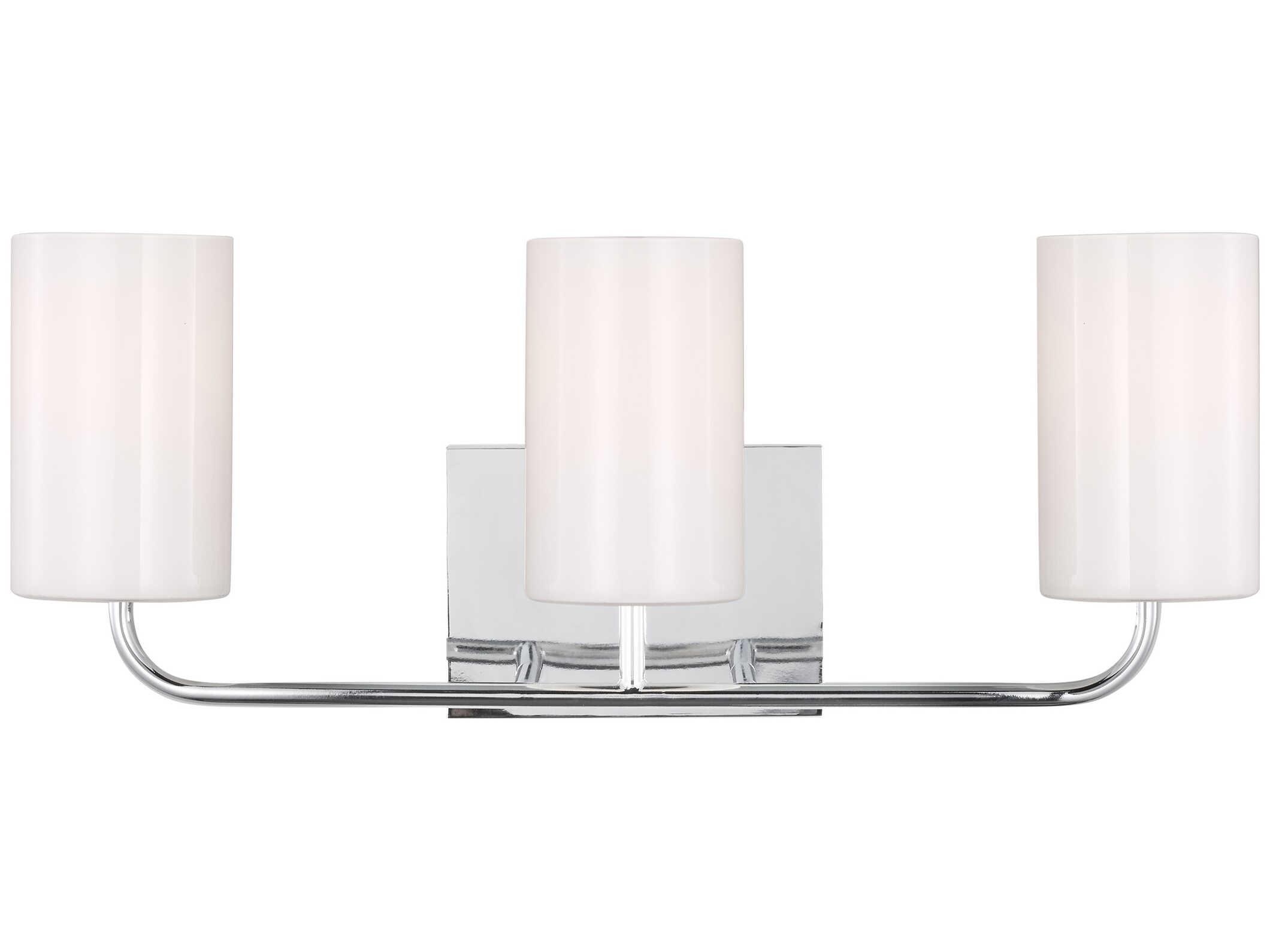 Generation Lighting Rhett 3-Light Chrome Vanity Light