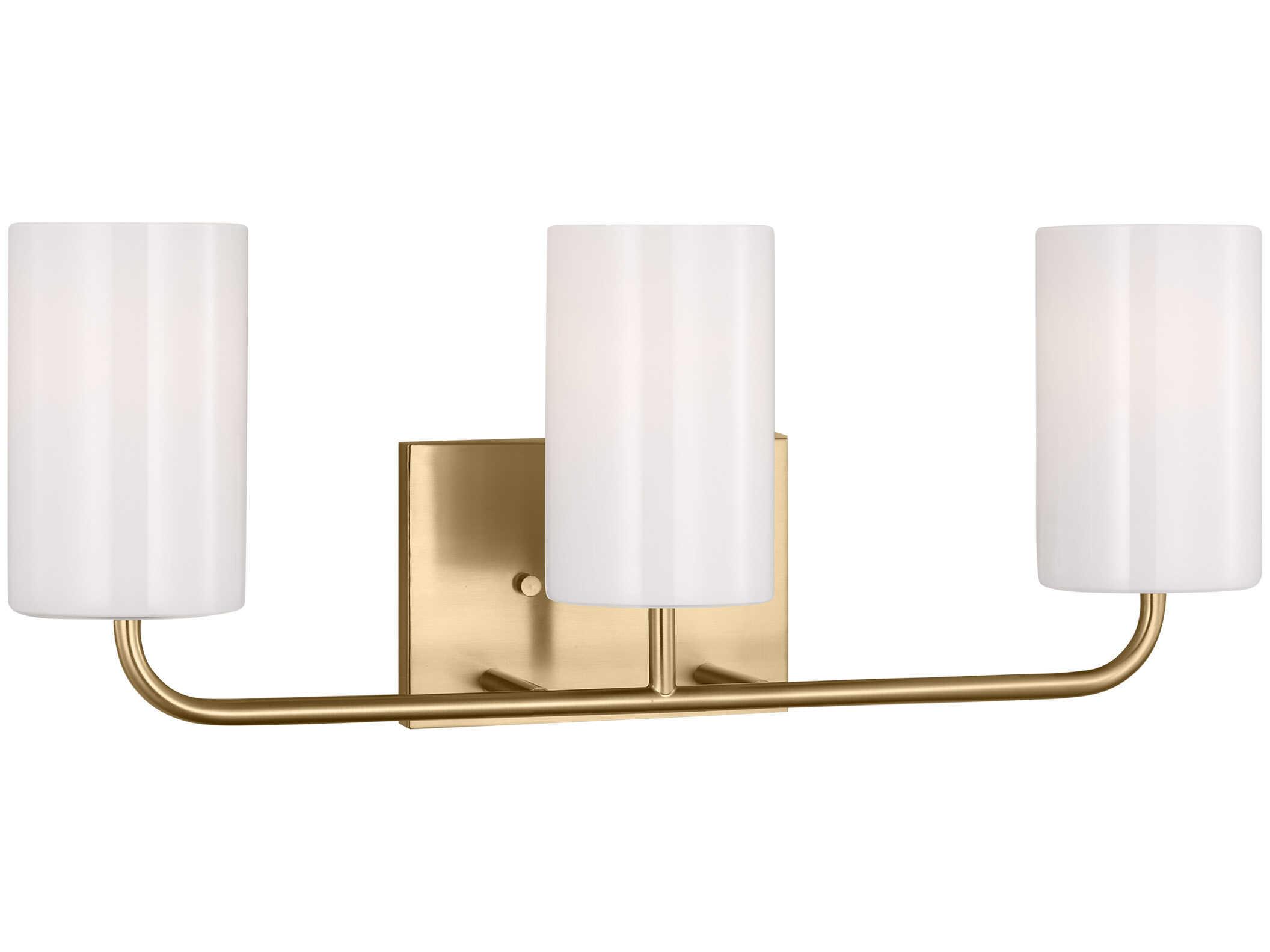 Generation Lighting Rhett 3-Light Satin Bronze Vanity Light