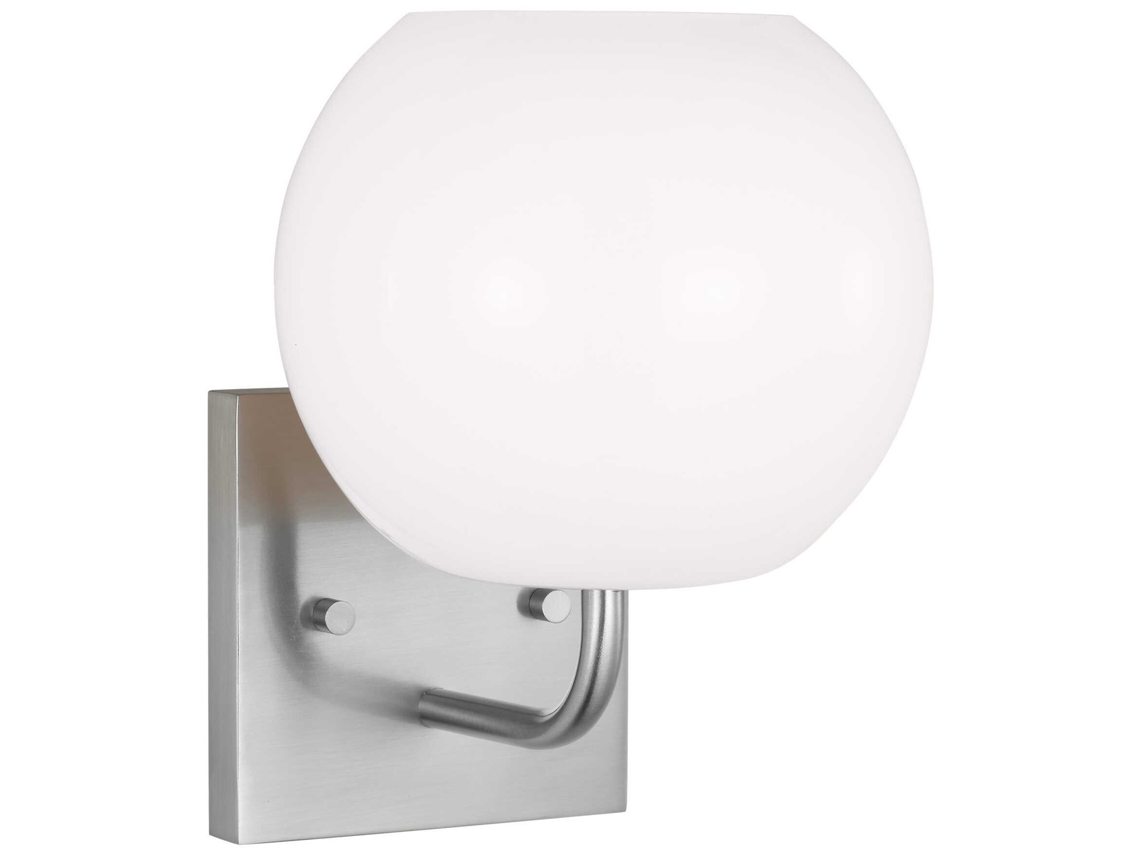 Generation Lighting Rory 1-Light Brushed Steel Wall Sconce