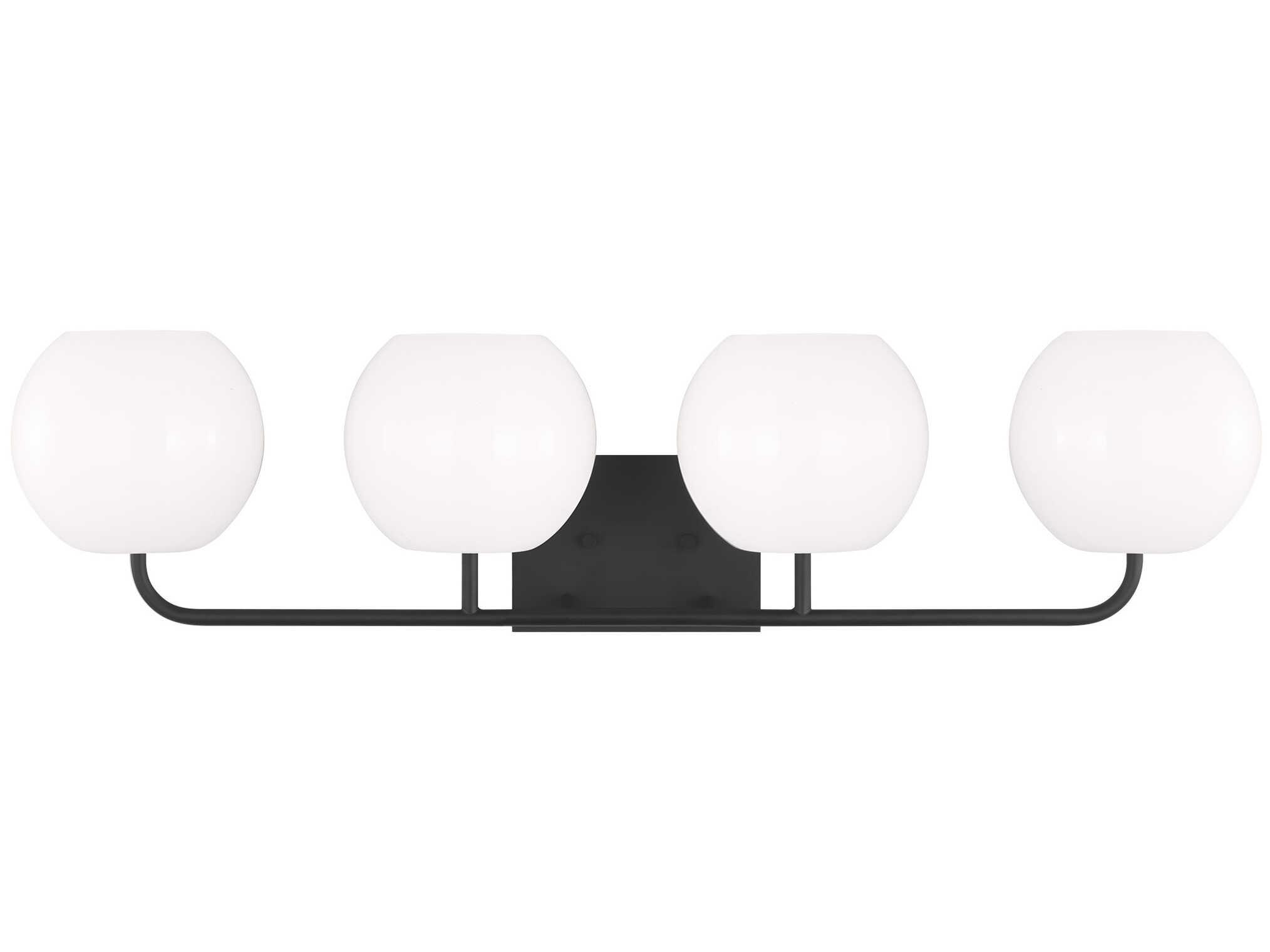 Generation Lighting Rory 4-Light Midnight Black Vanity Light
