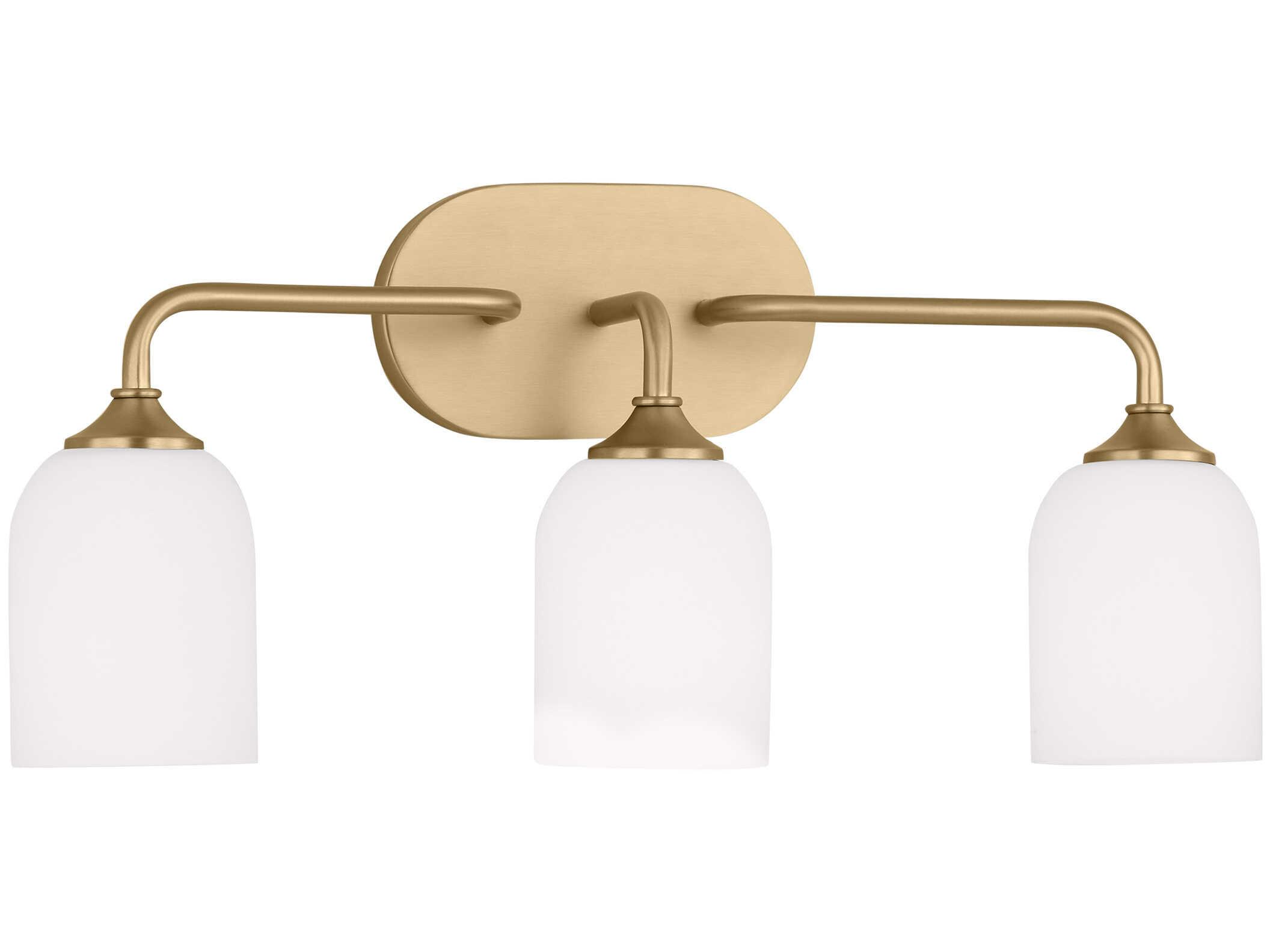 Generation Lighting Emile 3-Light Satin Bronze Vanity Light