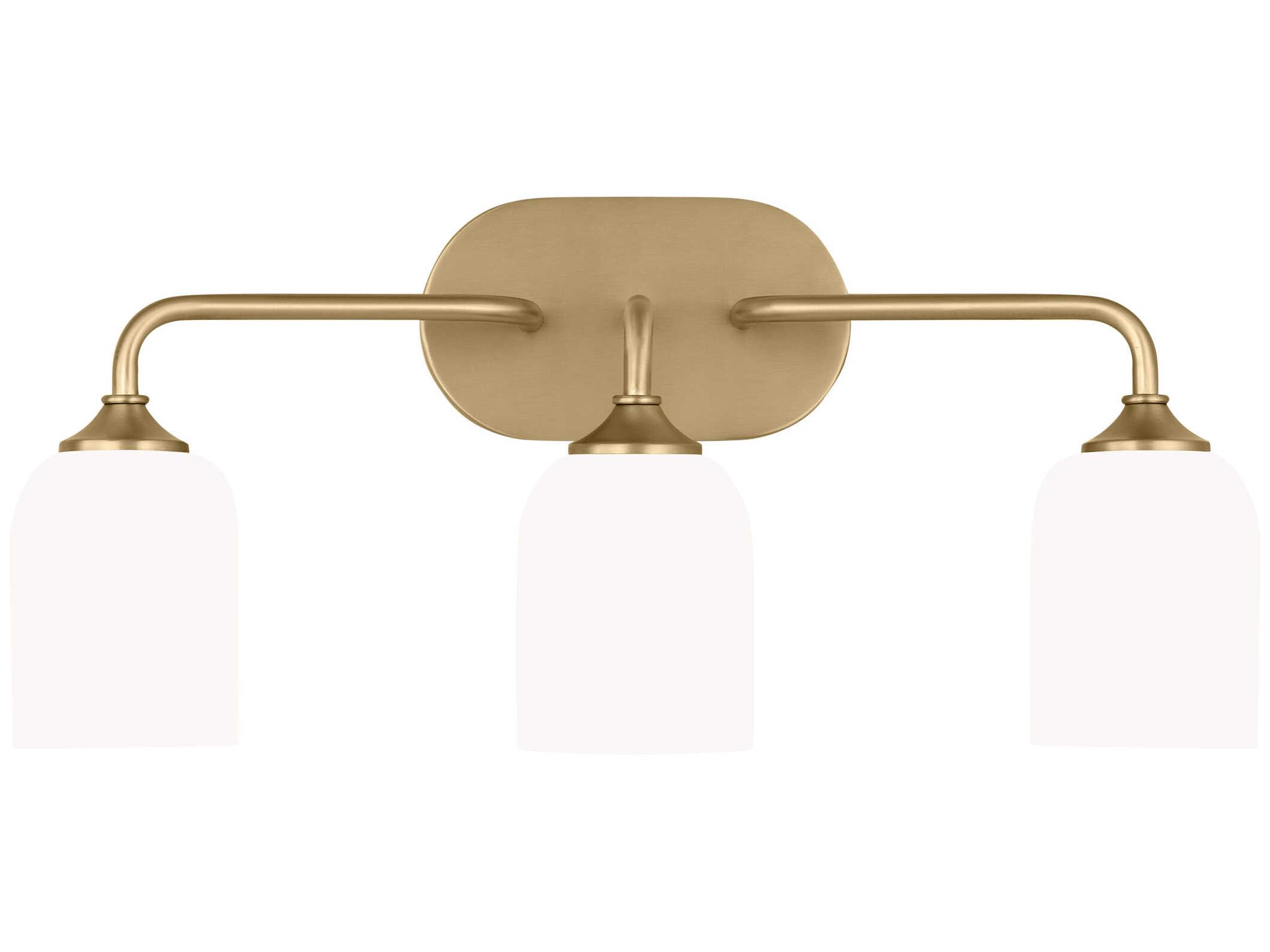 Generation Lighting Emile 3-Light Satin Bronze Vanity Light