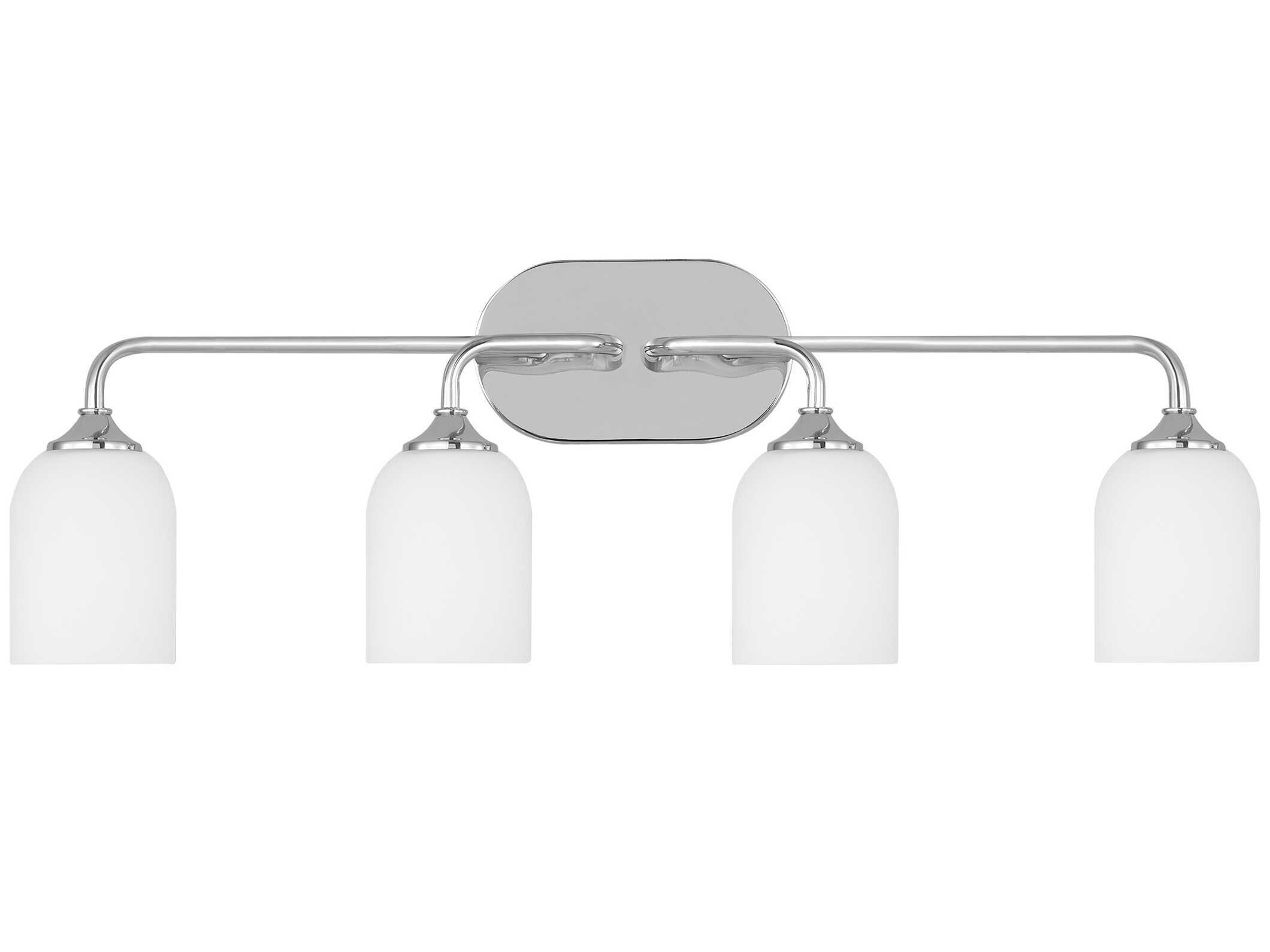 Generation Lighting Emile 4-Light Chrome Vanity Light