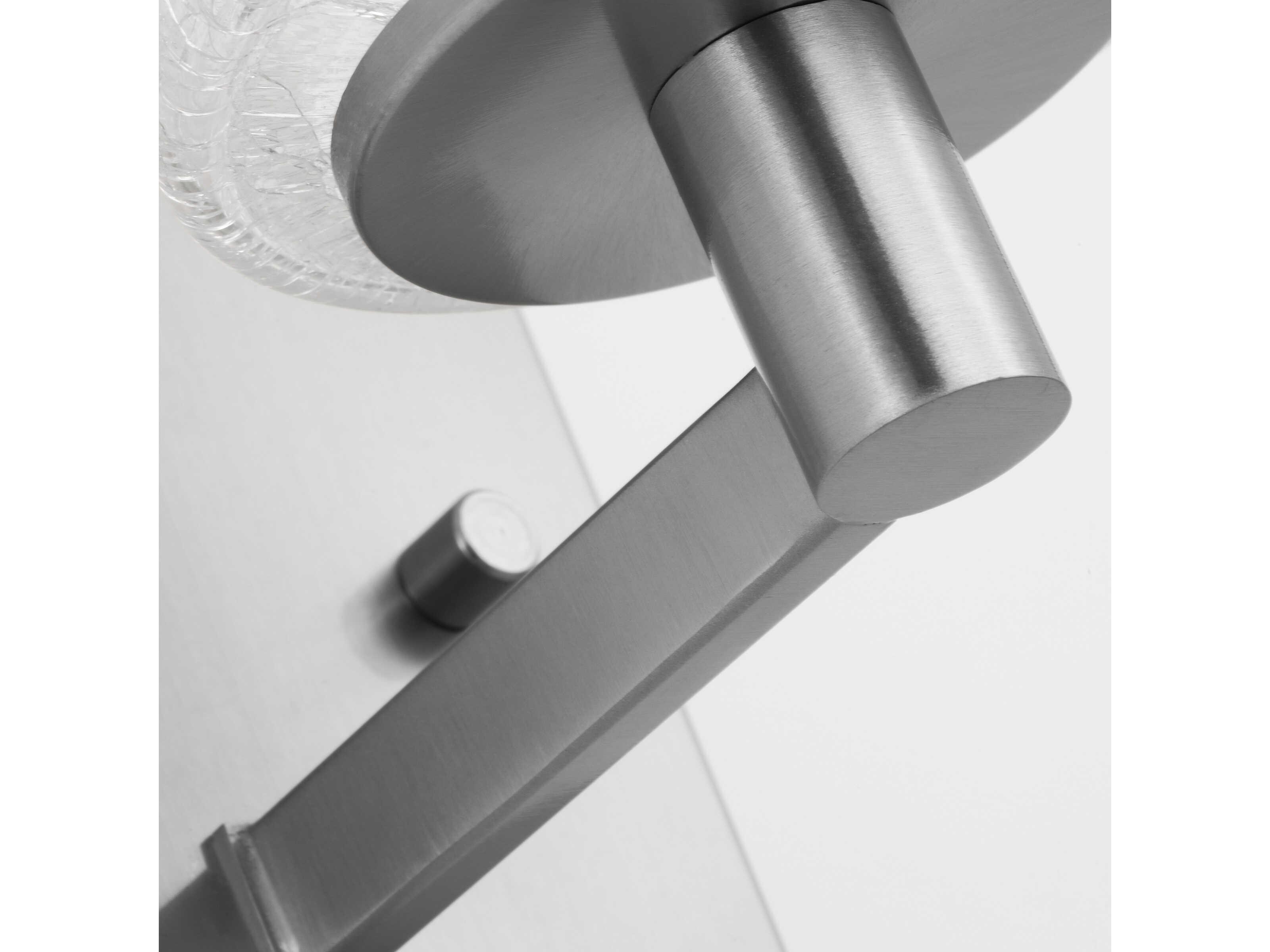 Generation Lighting Parker 1-Light Brushed Steel Wall Sconce