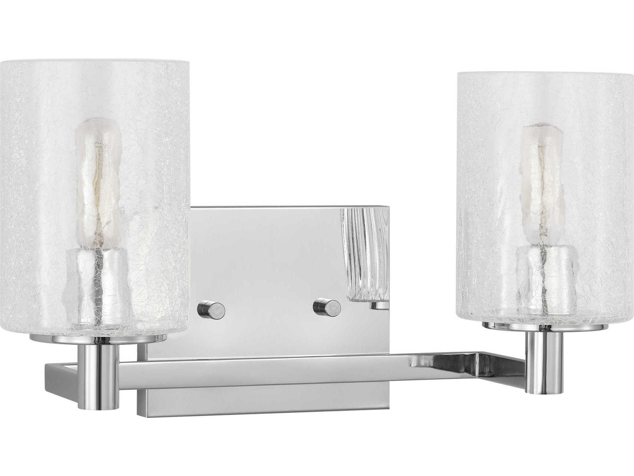 Generation Lighting Parker 2-Light Chrome Vanity Light