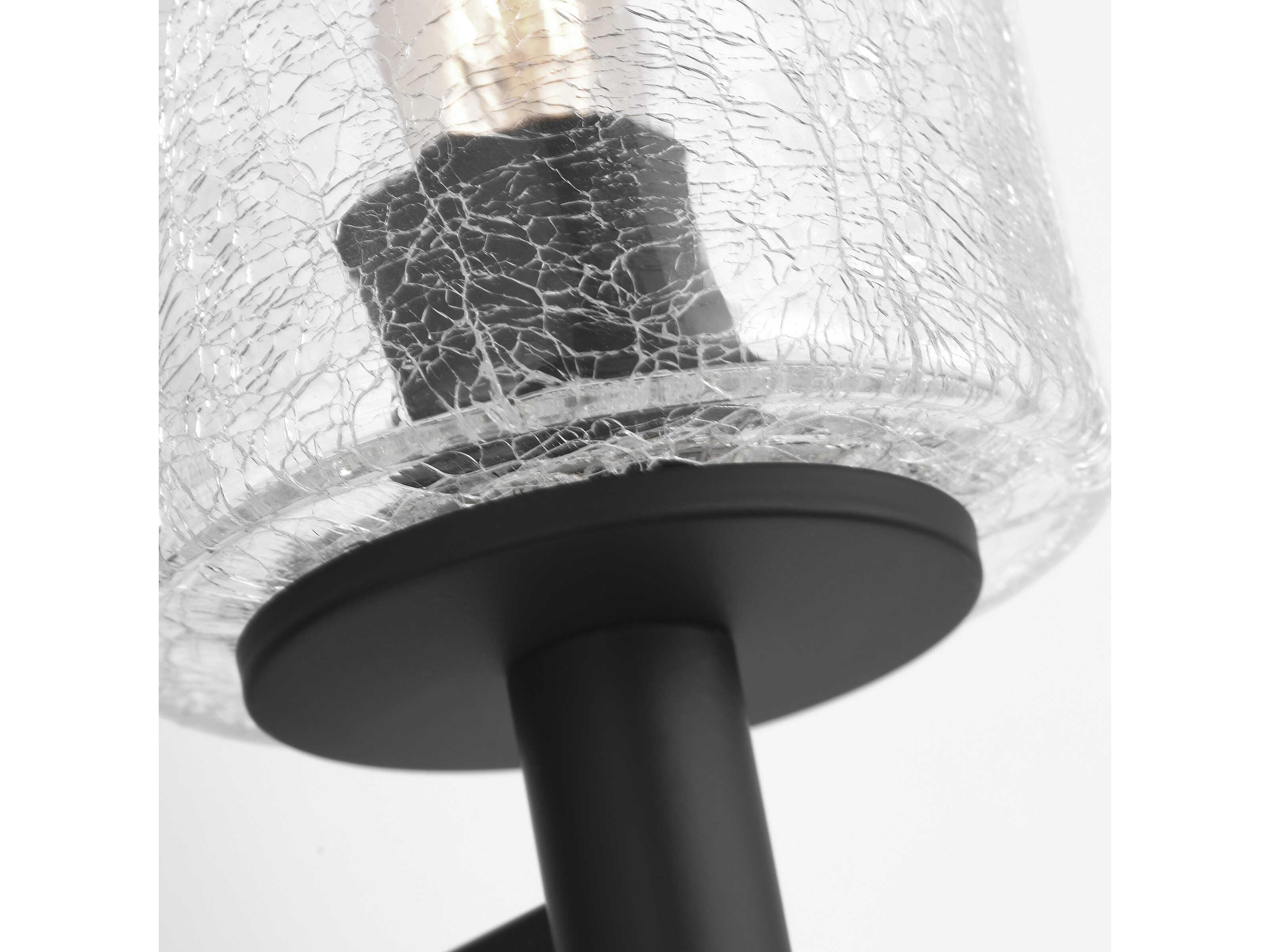 Generation Lighting Parker 2-Light Midnight Black Vanity Light