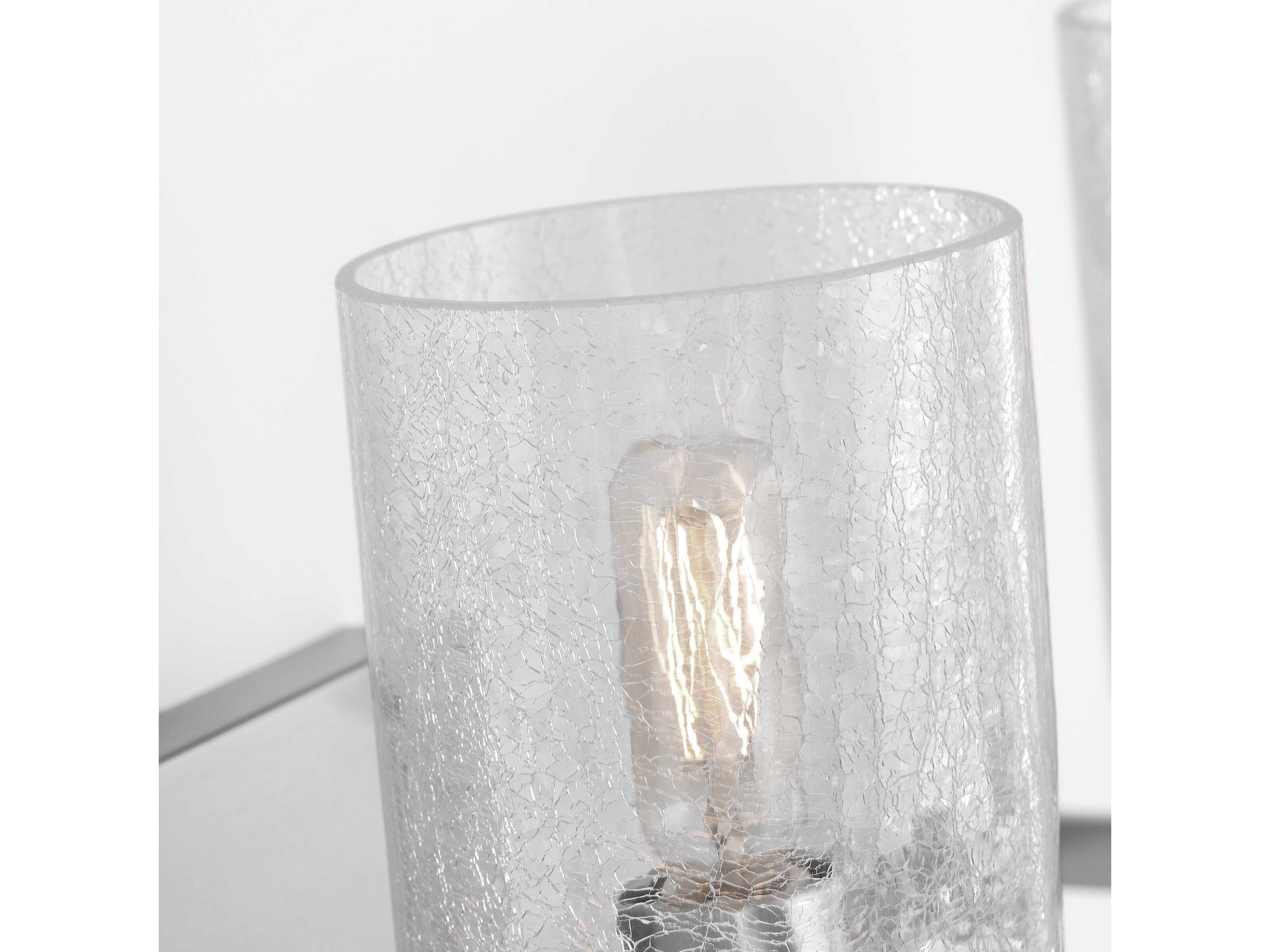 Generation Lighting Parker 3-Light Brushed Steel Vanity Light