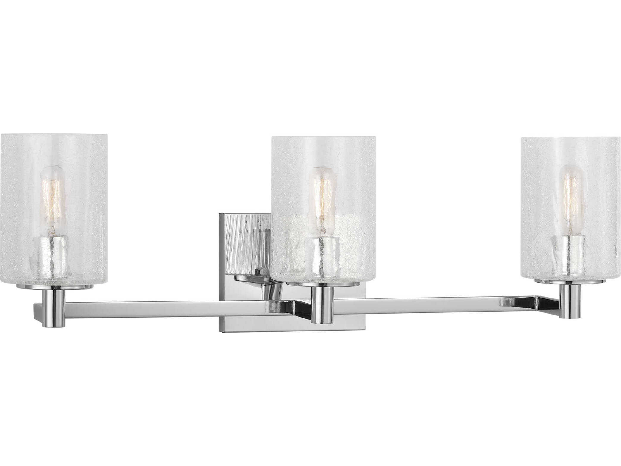 Generation Lighting Parker 3-Light Chrome Vanity Light