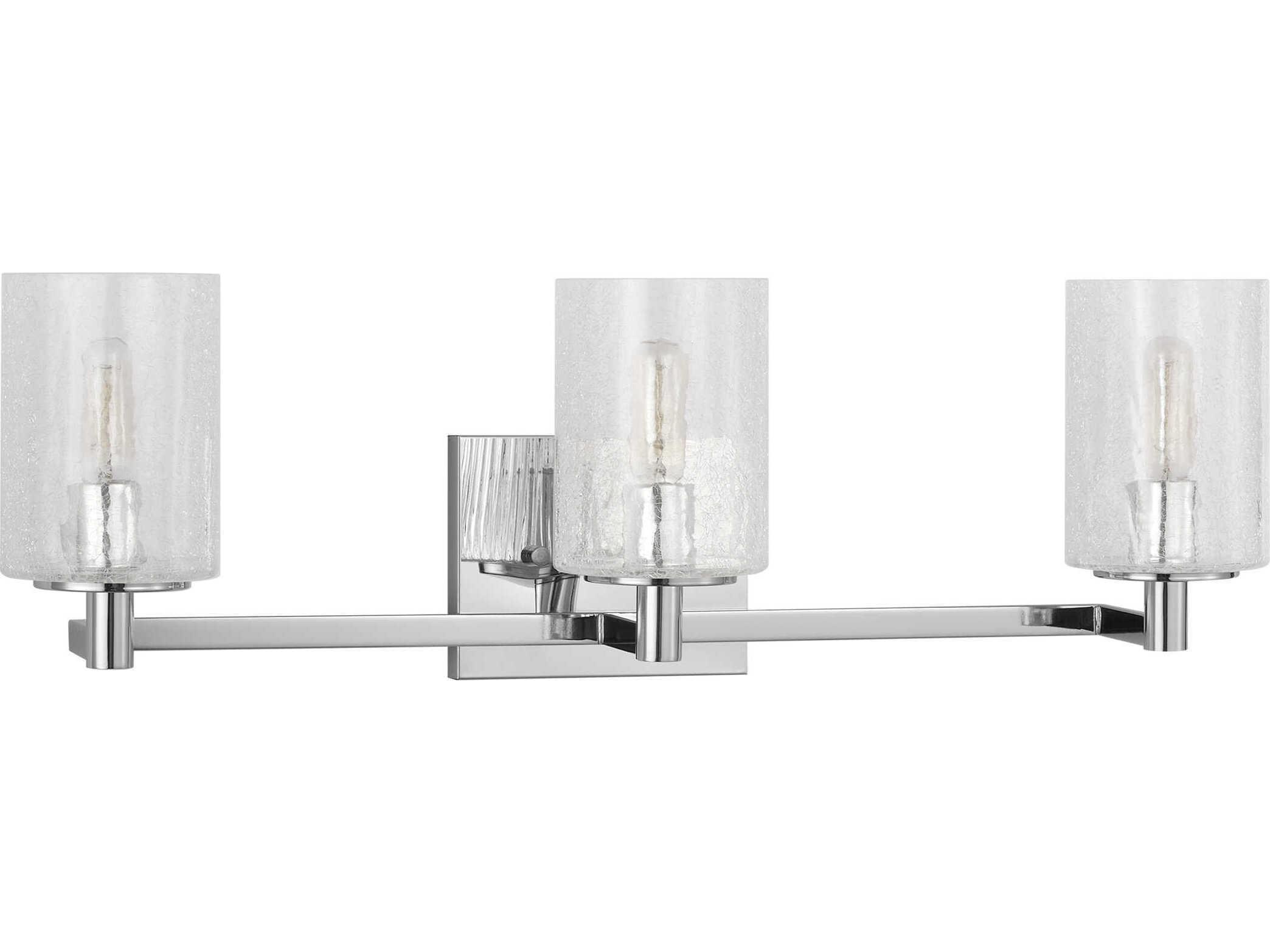 Generation Lighting Parker 3-Light Chrome Vanity Light