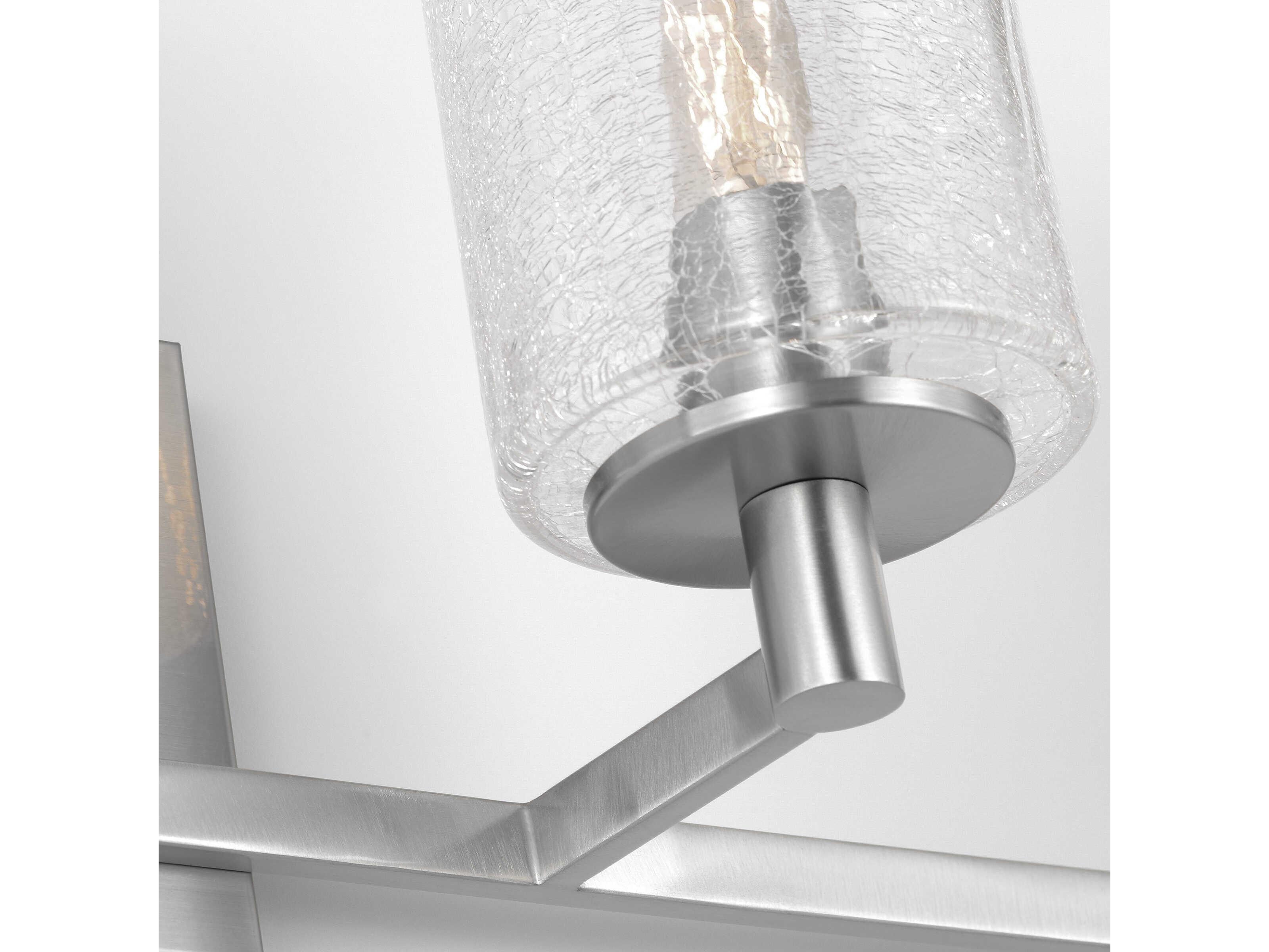 Generation Lighting Parker 4-Light Brushed Steel Vanity Light